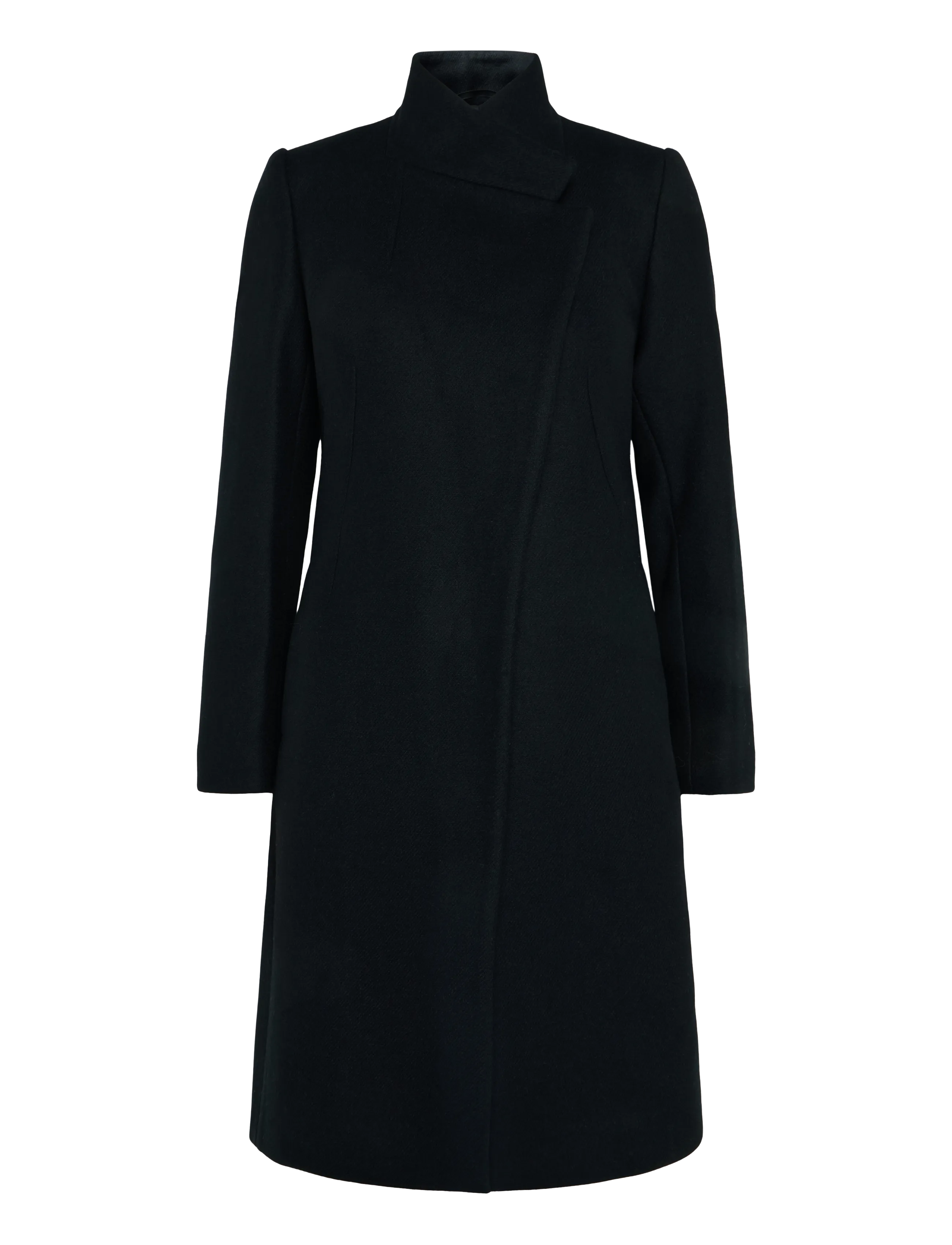 Reiss MAX WOOL BLEND MID LENGTH COAT - Tøj - BLACK / black
