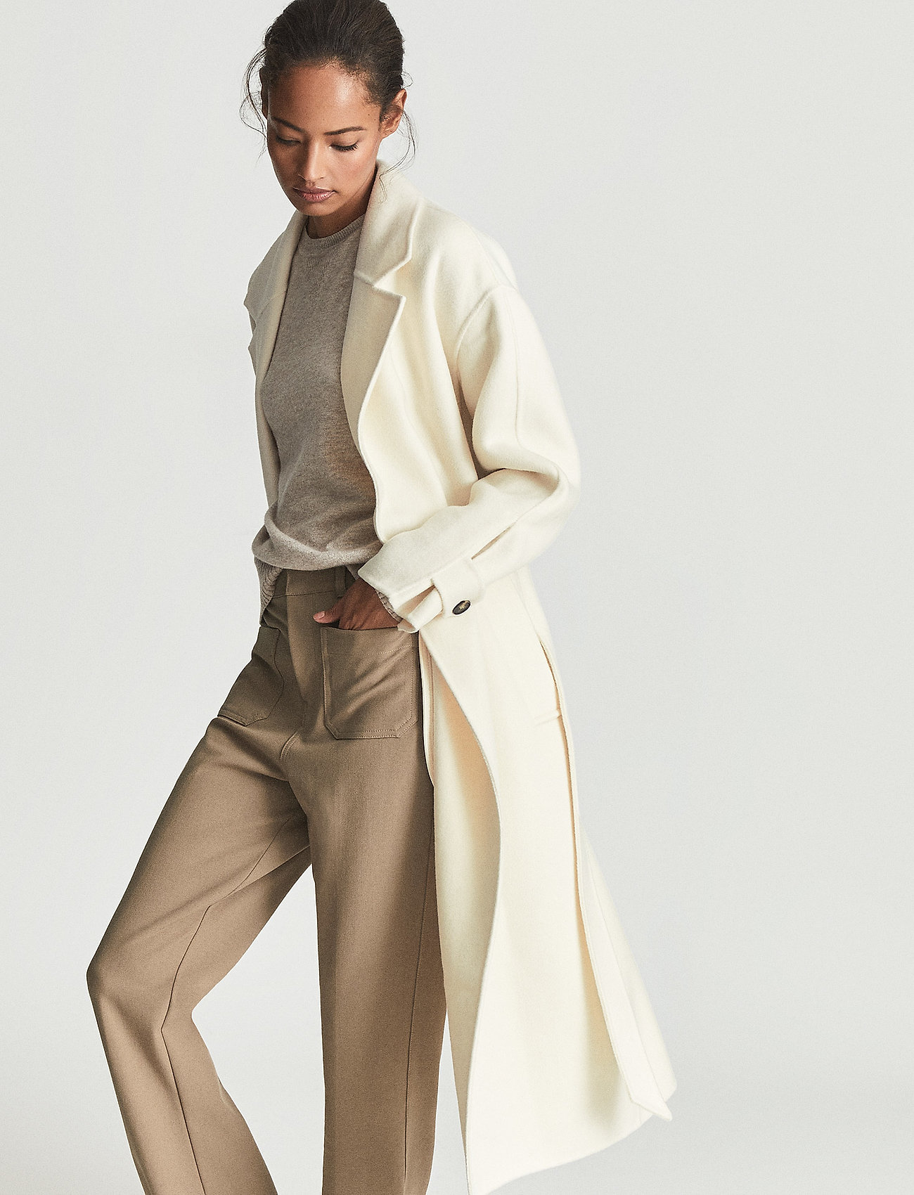 Reiss - OLIVE - cream - 3