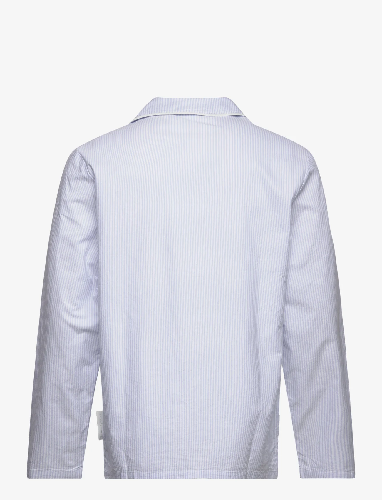 Reiss - WESTLEY Pyjama Shirt - pysjamasoverdeler - blue/white - 1