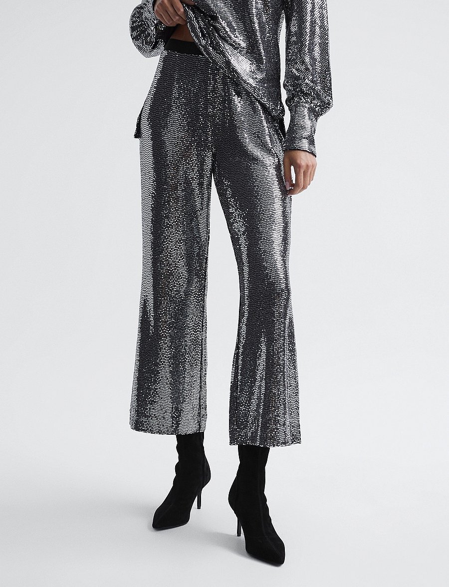 Reiss - VALERIA - alt laiad püksid - silver - 0