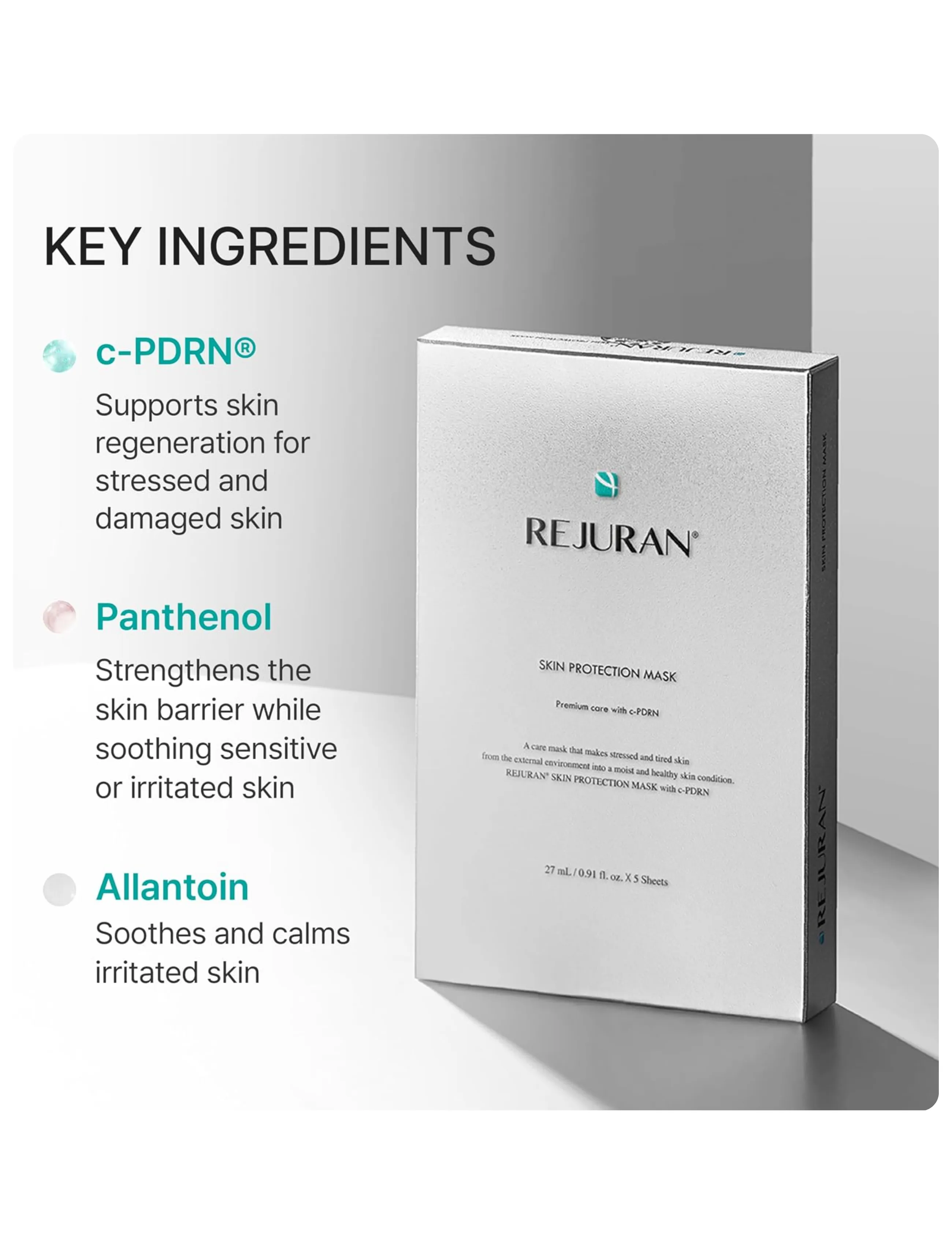 Rejuran - Skin Protection Mask - sheet masks - clear - 3