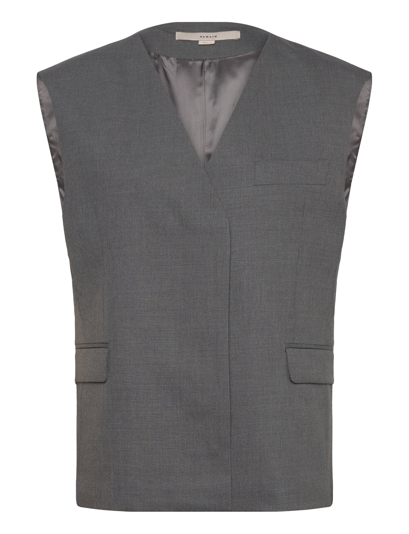 REMAIN Birger Christensen Boxy Waistcoat - - 36