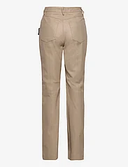 REMAIN Birger Christensen - Leather Straight Pants - peoriided outlet-hindadega - safari - 1