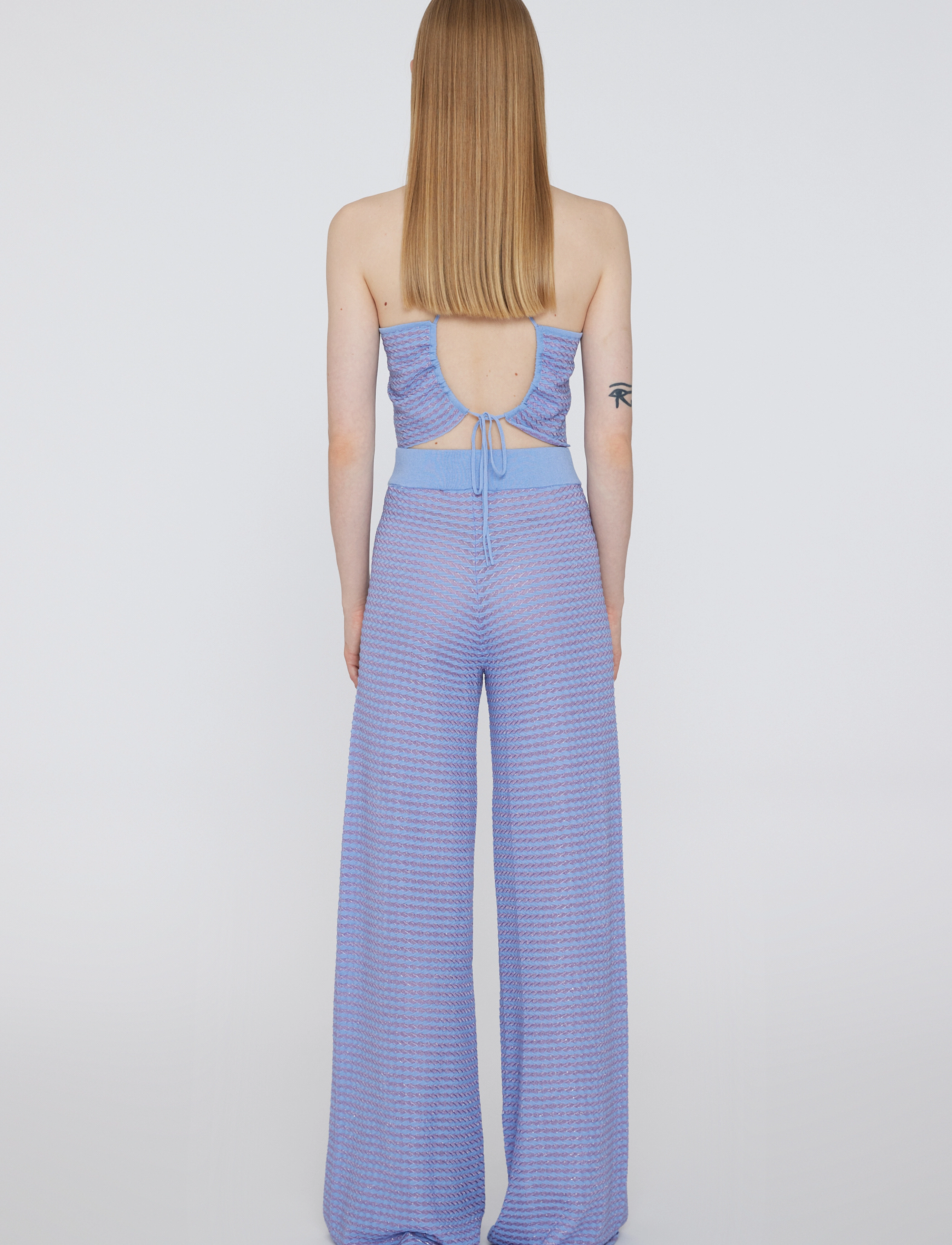 Metallic Knit Pants 2