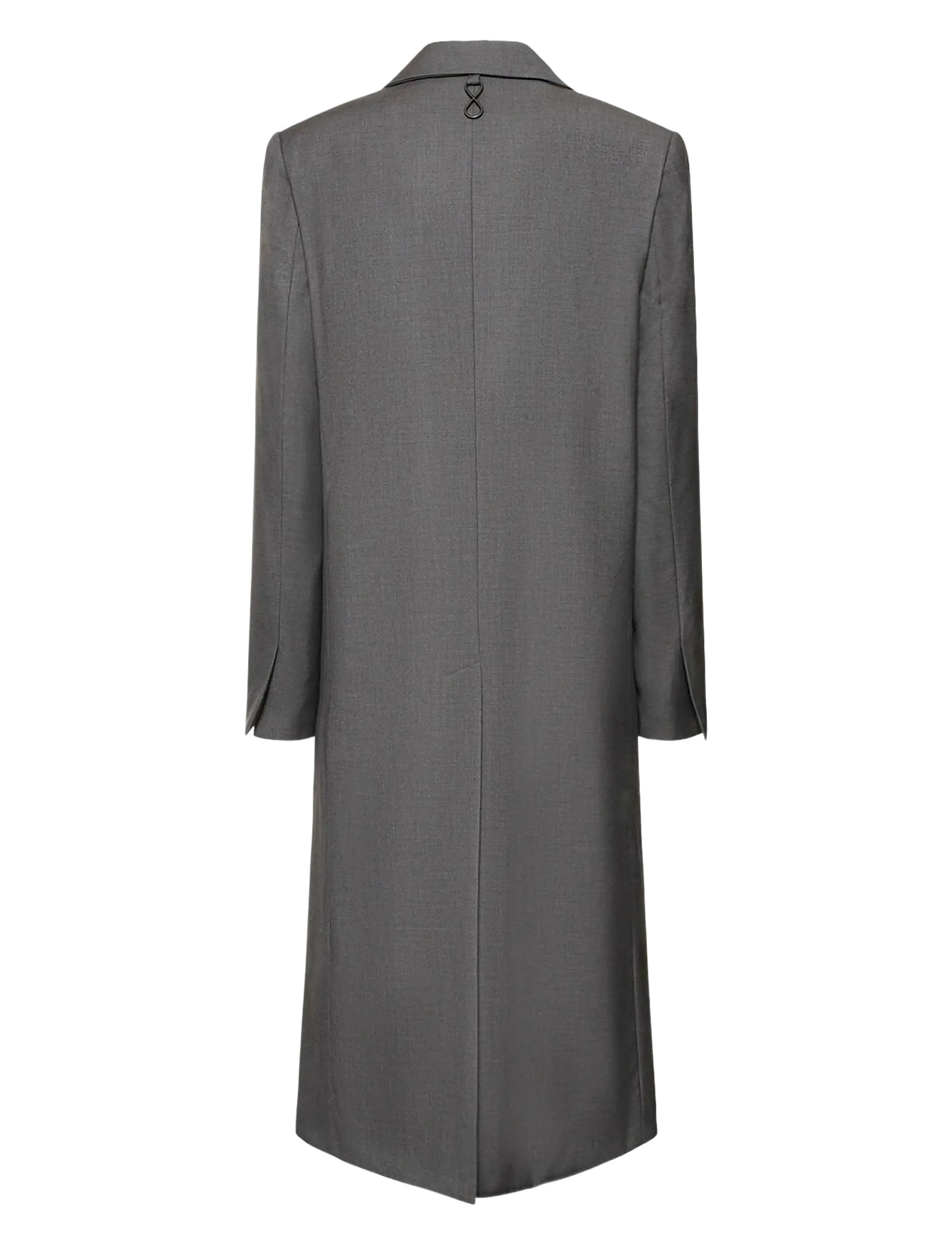 REMAIN Birger Christensen - LIGHT WOOL RELAXED COAT - castlerock - 1