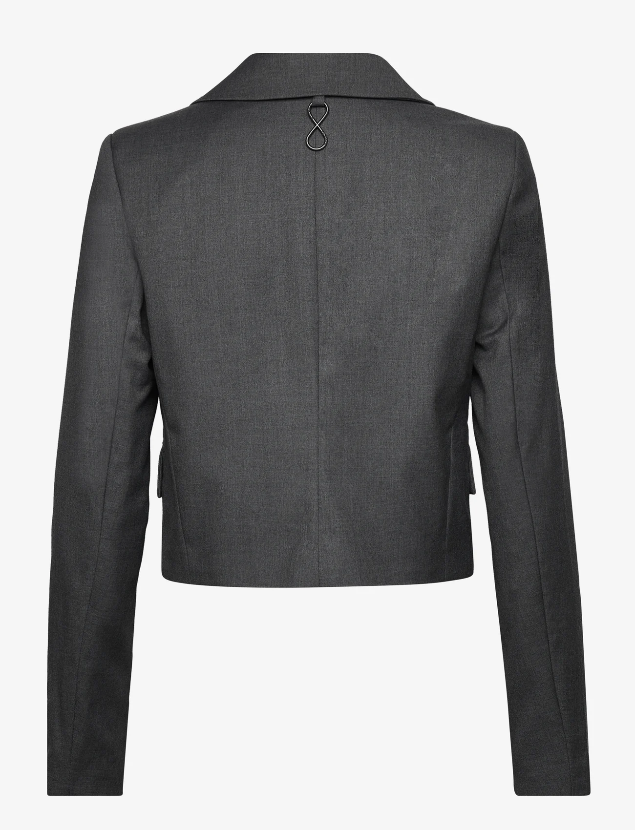REMAIN Birger Christensen - Light Wool Mini Blazer - feestelijke kleding voor outlet-prijzen - castlerock - 1