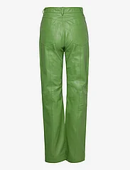REMAIN Birger Christensen - Leather Straight Pants - festmode zu outlet-preisen - forest green - 1