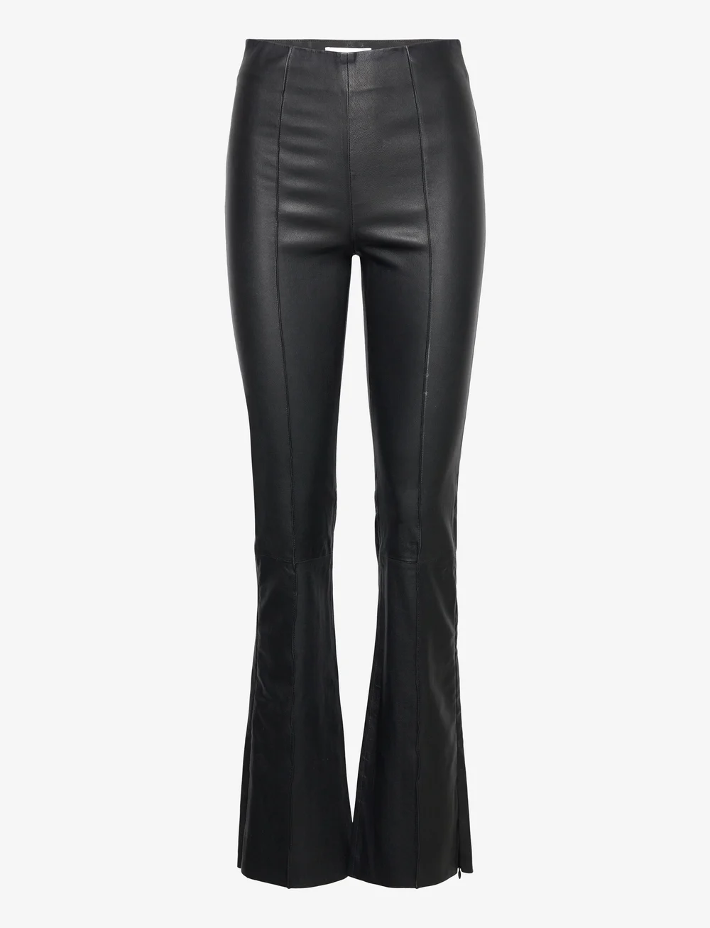 Stretch leather trousers best sale