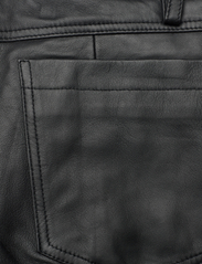 REMAIN Birger Christensen - Leather Slim Pants - ballīšu apģērbs par outlet cenām - black - 4