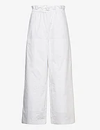 Cargo Wide Pants - BRIGHT WHITE