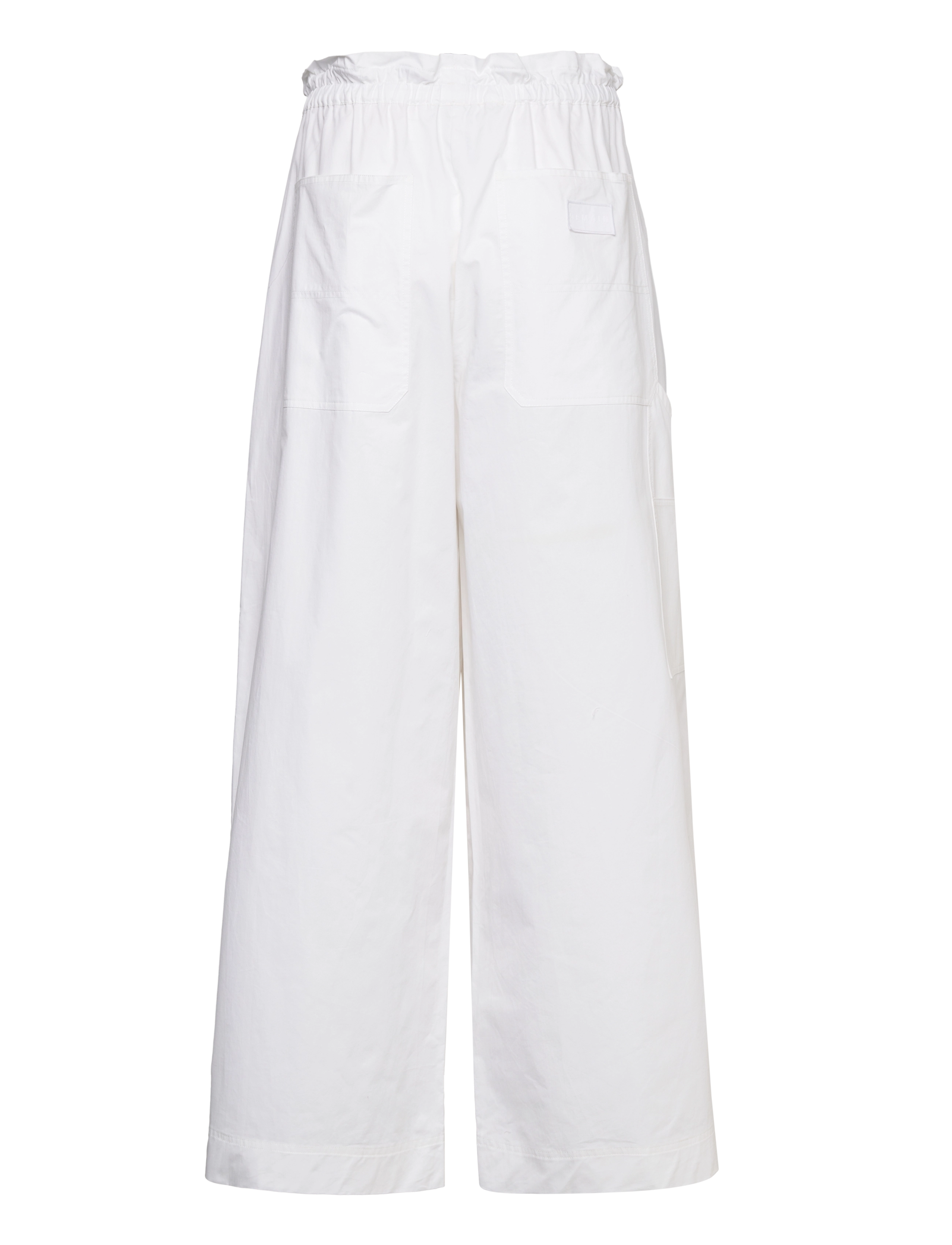 REMAIN Birger Christensen - Cargo Wide Pants - bukser med brede ben - bright white - 1