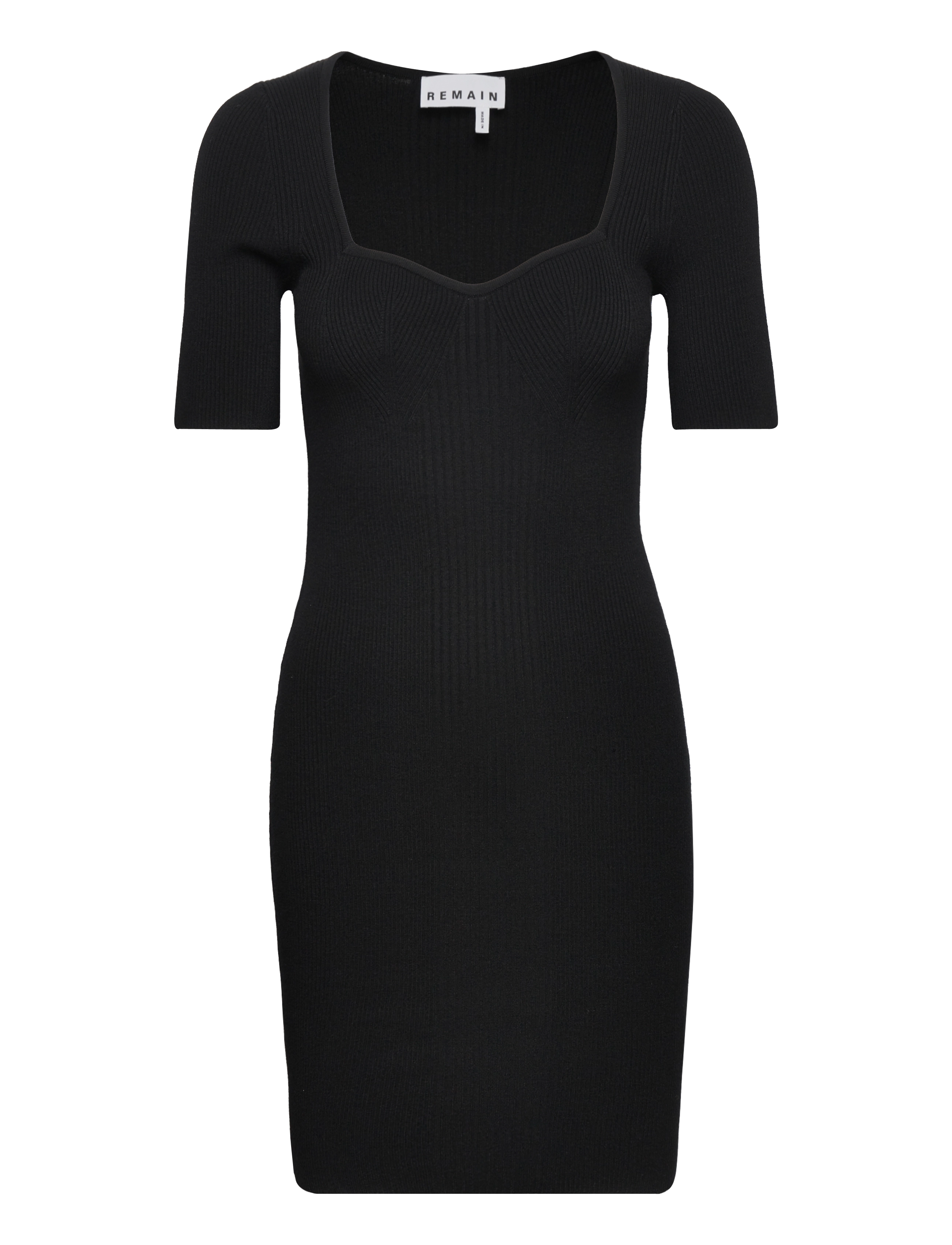 REMAIN BIRGER CHRISTENSEN Knit Mini Kleid Schwarz - 36 - Damen