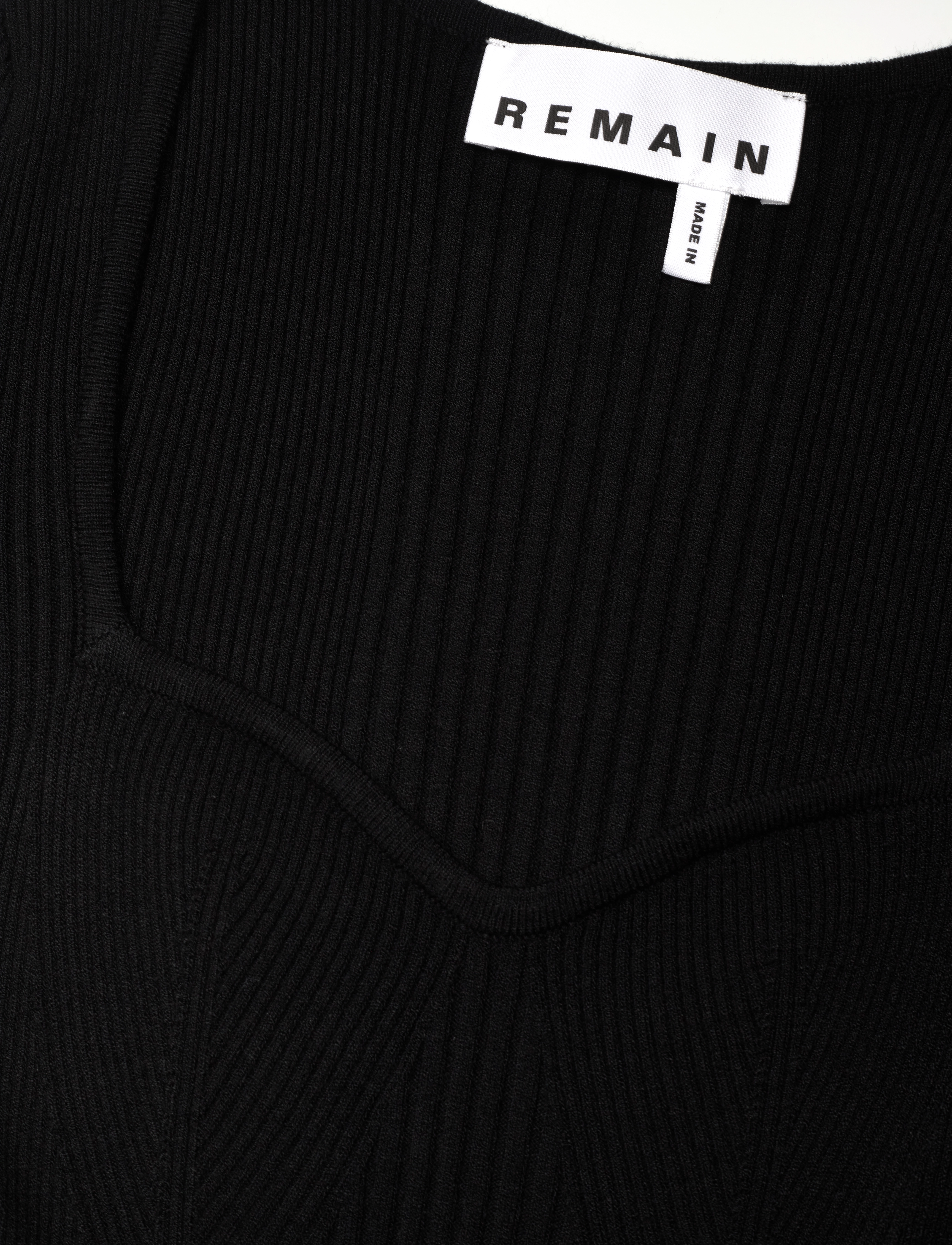 REMAIN Birger Christensen - Knit Mini Dress - stramme kjoler - black - 2