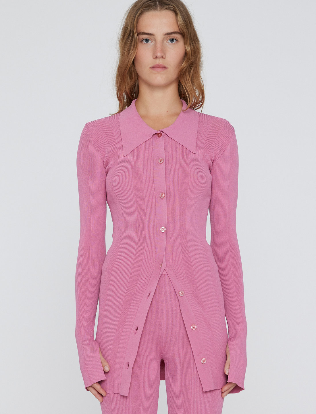 REMAIN Birger Christensen Knit Fitted Cardigan Cardigans Boozt
