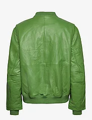 REMAIN Birger Christensen - Leather Bomber Jacket - forårsjakker - forest green - 1