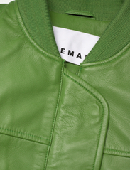 REMAIN Birger Christensen - Leather Bomber Jacket - spring jackets - forest green - 2