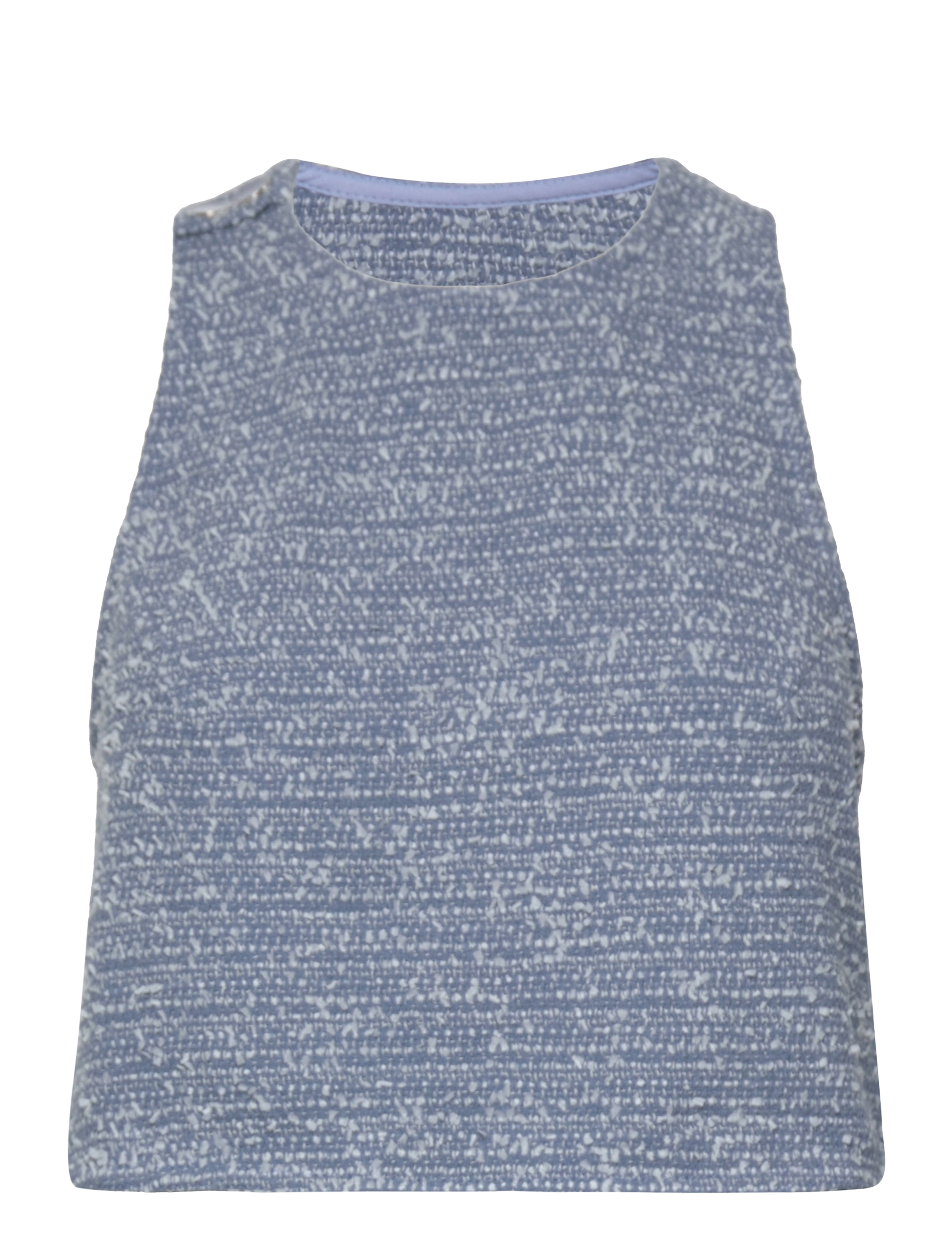 REMAIN Birger Christensen Bold Weave Racerback Top - Västar - RIVIERA COMB. / blue