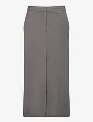 REMAIN Birger Christensen - Long Suiting Skirt - kynähameet - dark gull gray - 0
