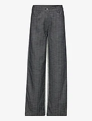 REMAIN Birger Christensen - Two Side Straight Pant - vida jeans - 1000 black comb. - 0