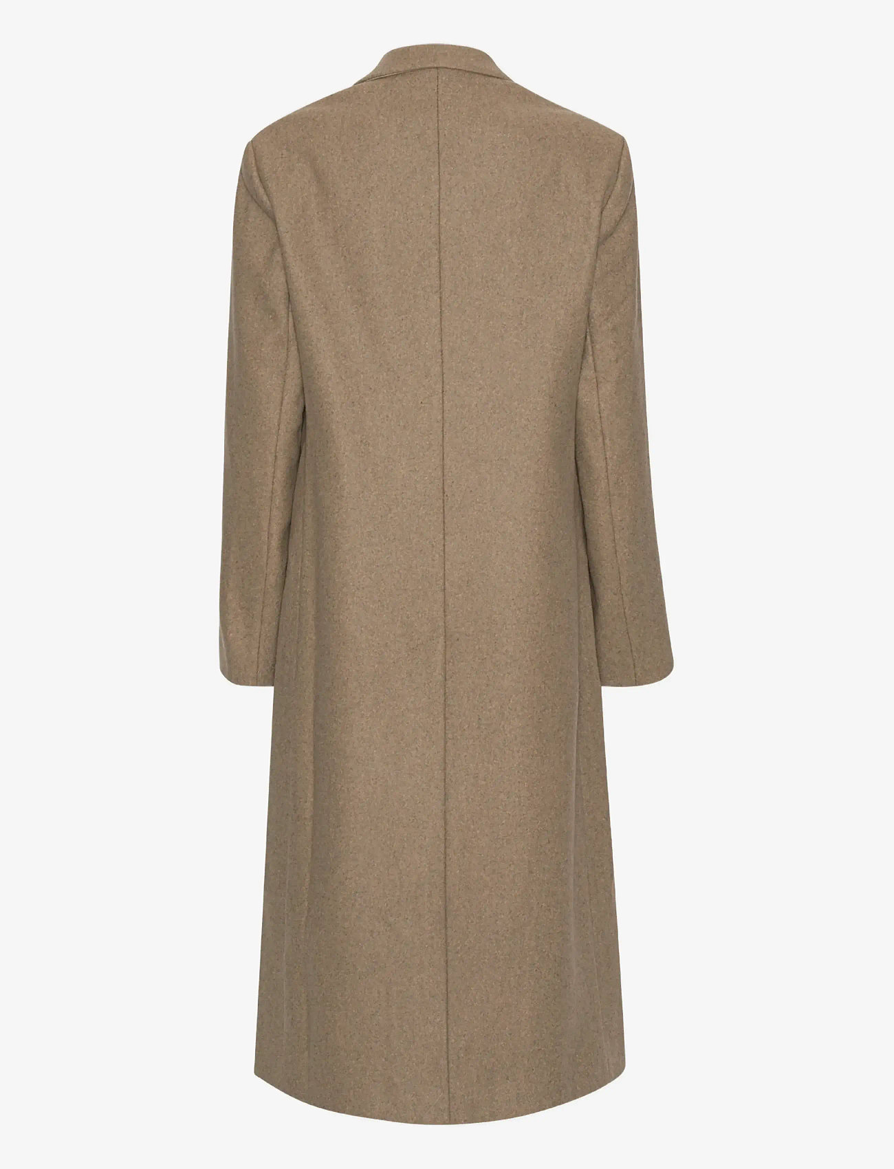 REMAIN Birger Christensen - WOOL SEMI FITTED COAT - winterjacken - otter - 2