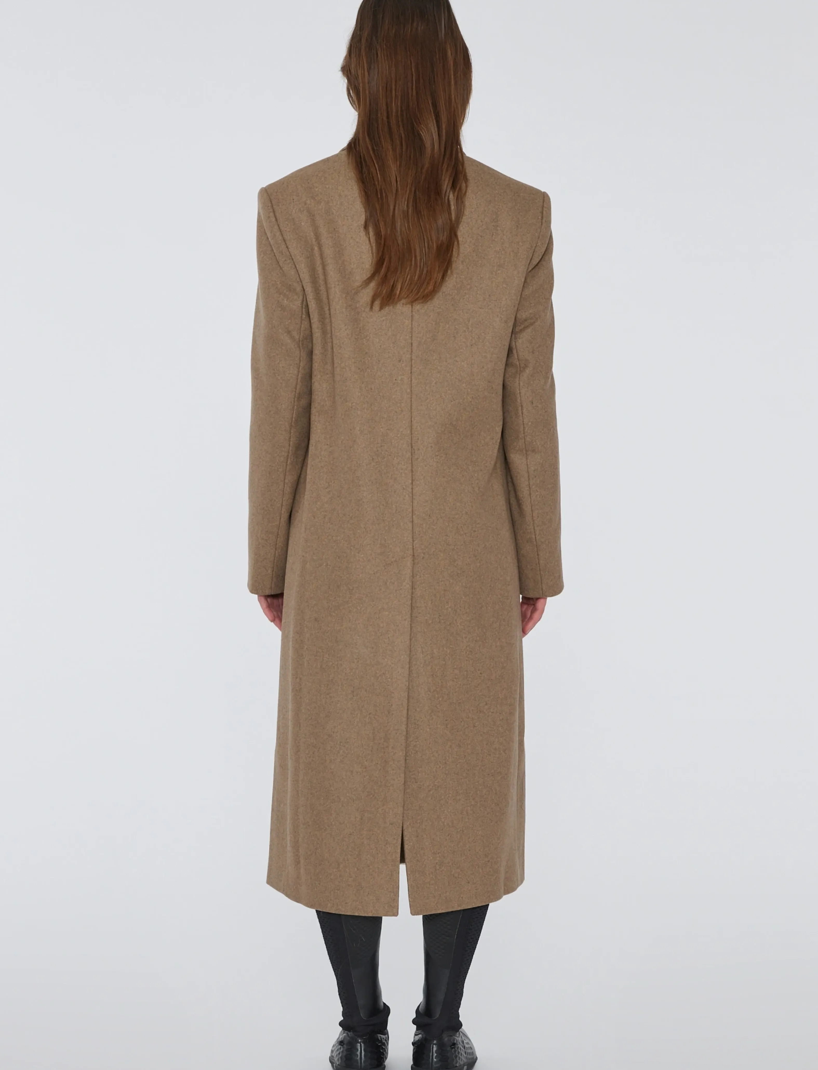 Wool Semi Fitted Coat 2