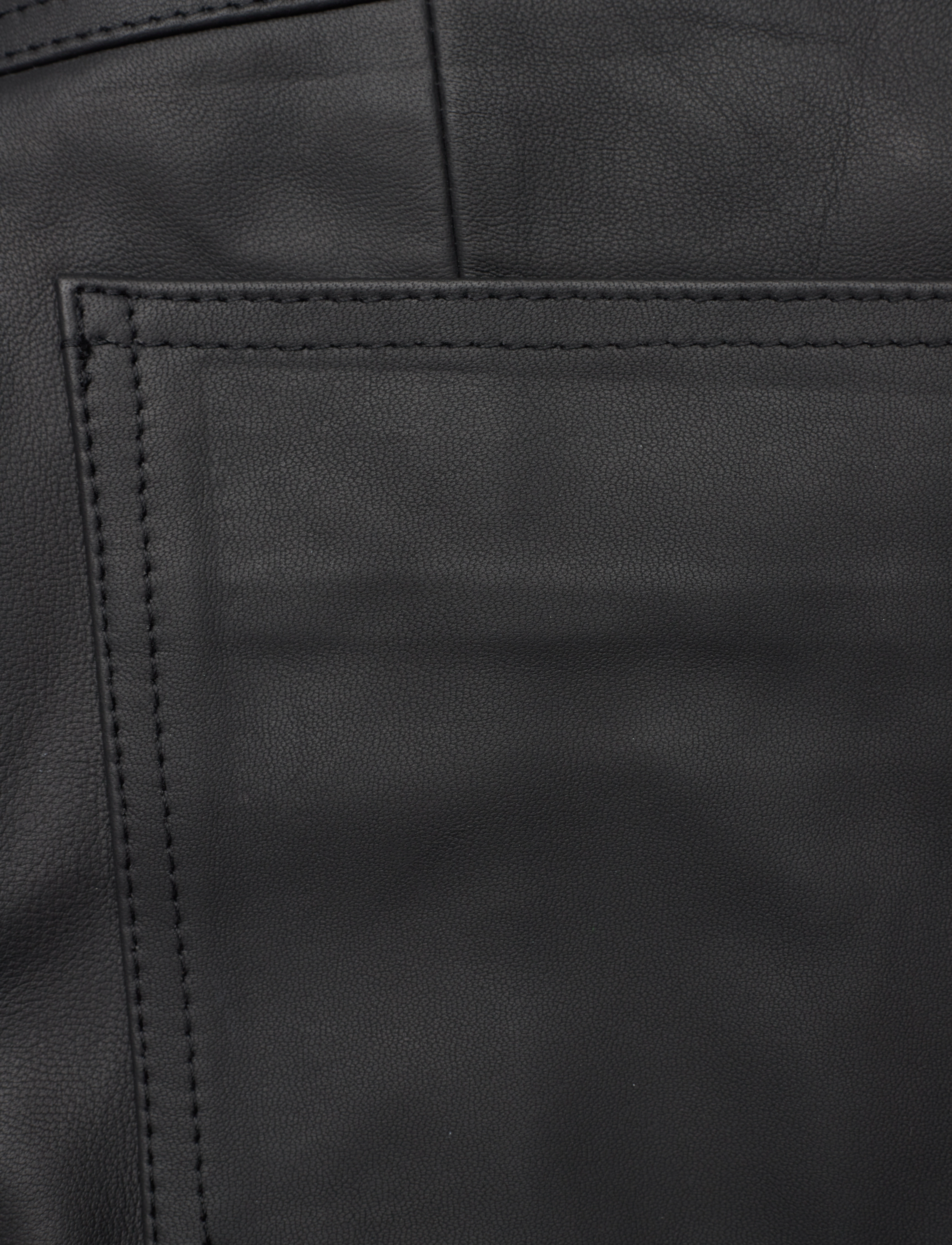 REMAIN Birger Christensen - Leather Straight Pants - black - 4