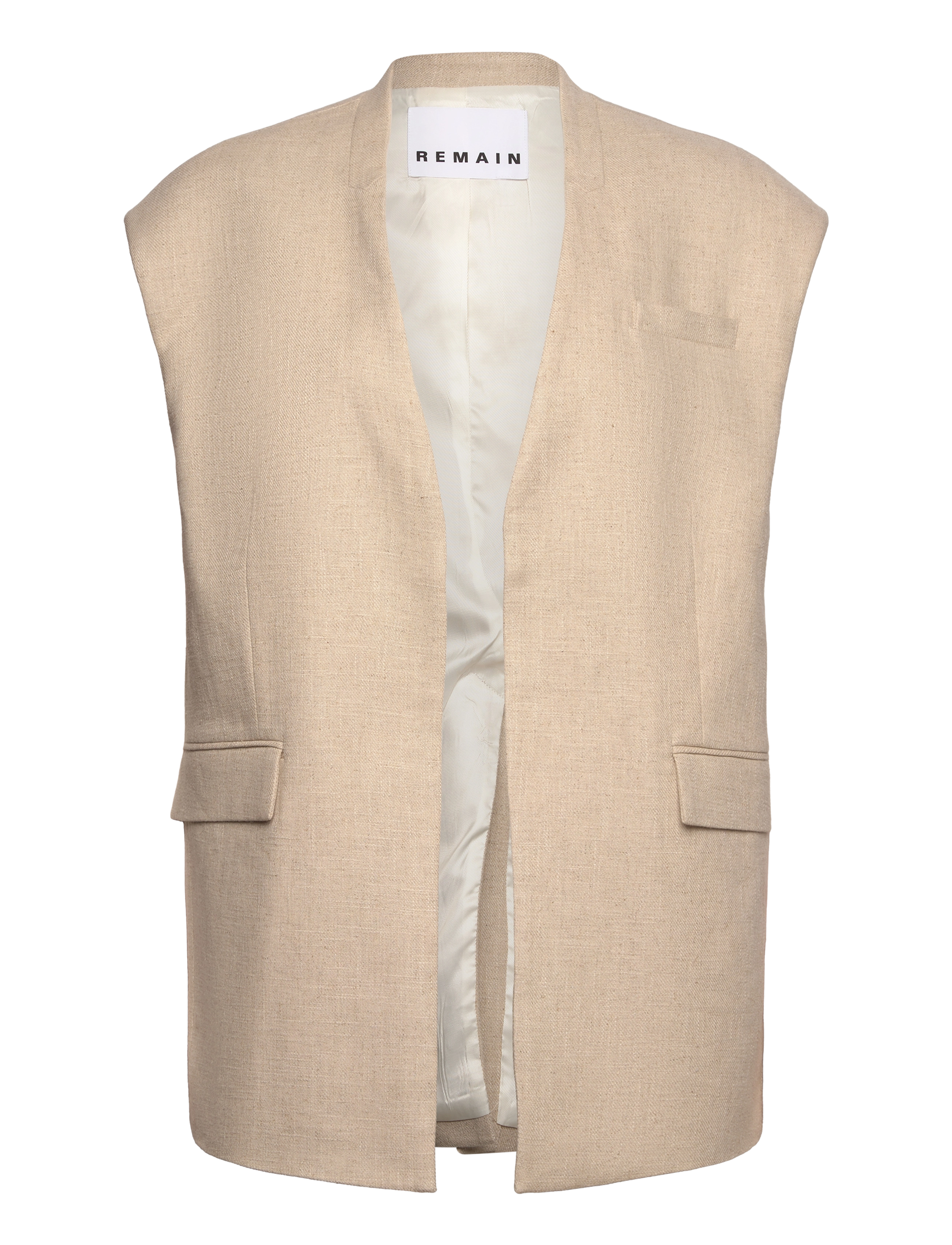 REMAIN BIRGER CHRISTENSEN Oversized Vest Beige - 40 - Damen