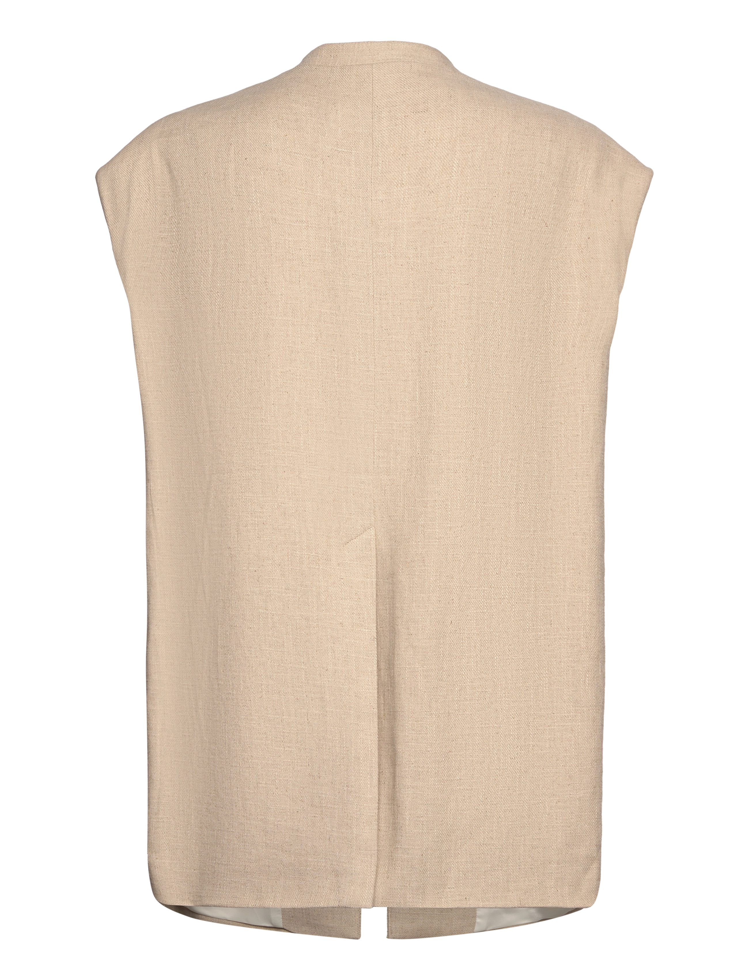REMAIN Birger Christensen - OVERSIZED VEST - festtøj til outletpriser - tofu beige - 1