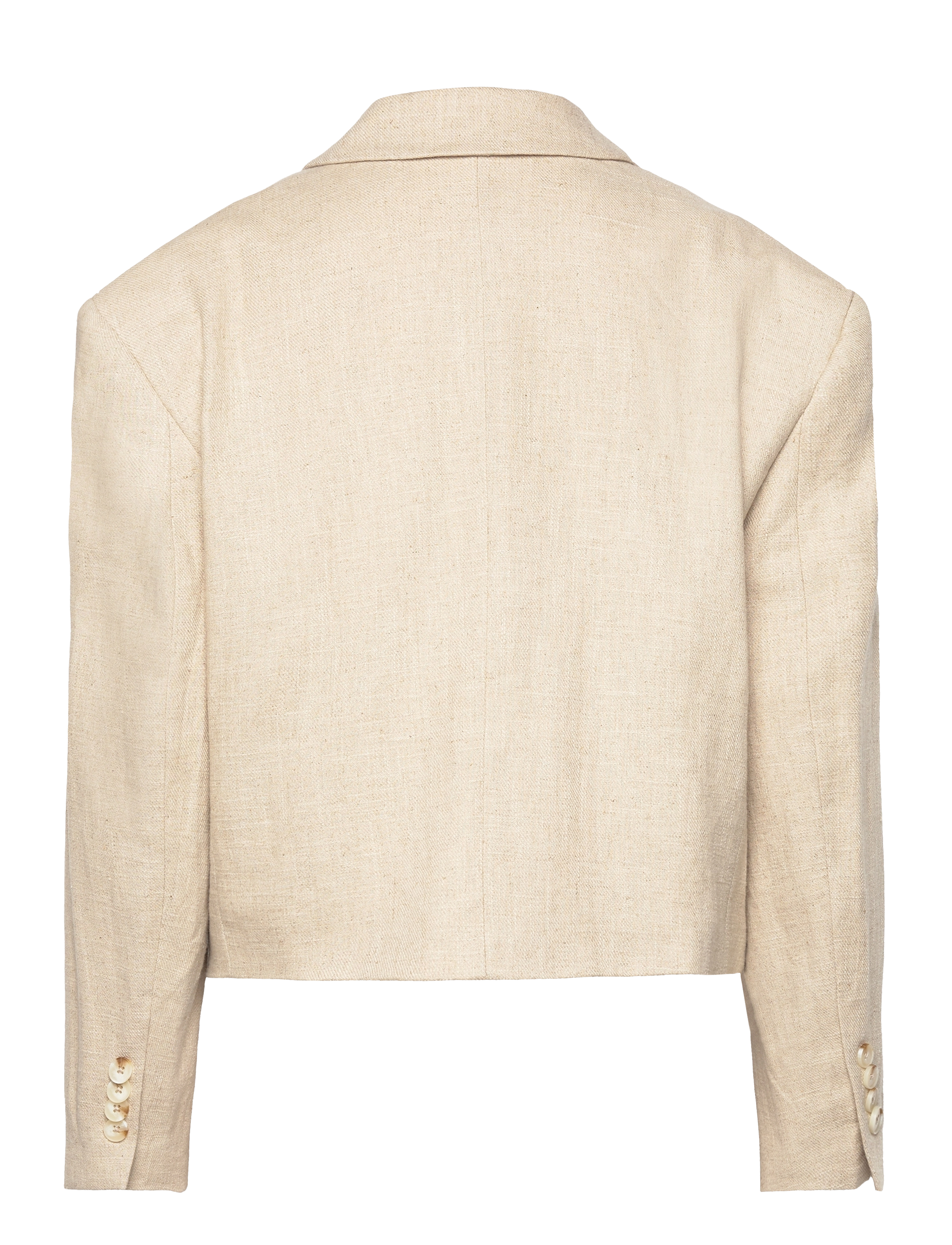 REMAIN Birger Christensen - OVERSIZED CROP BLAZER - tofu beige - 1