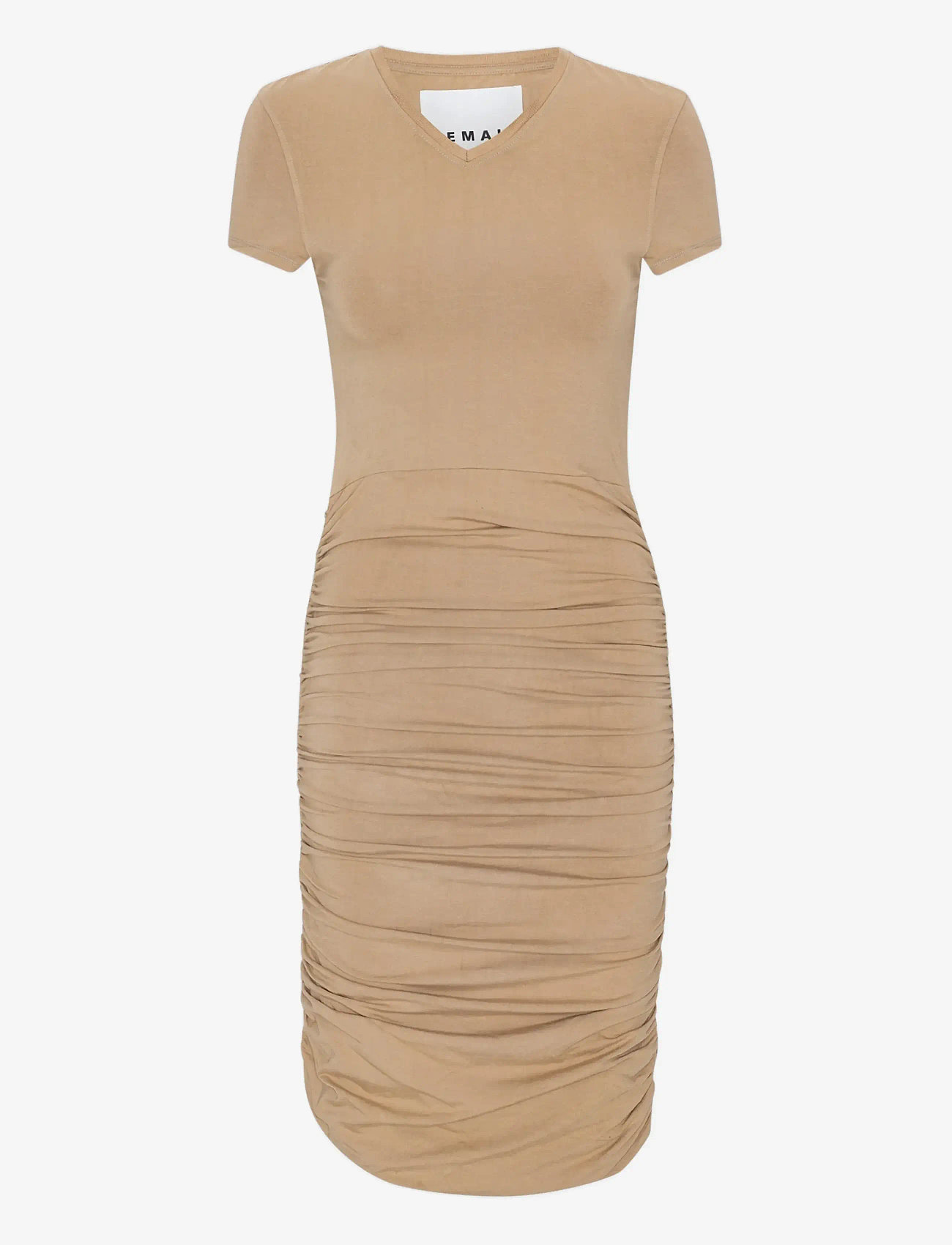 REMAIN Birger Christensen - DRAPY MAXI DRESS - etuikleider - tannin - 0