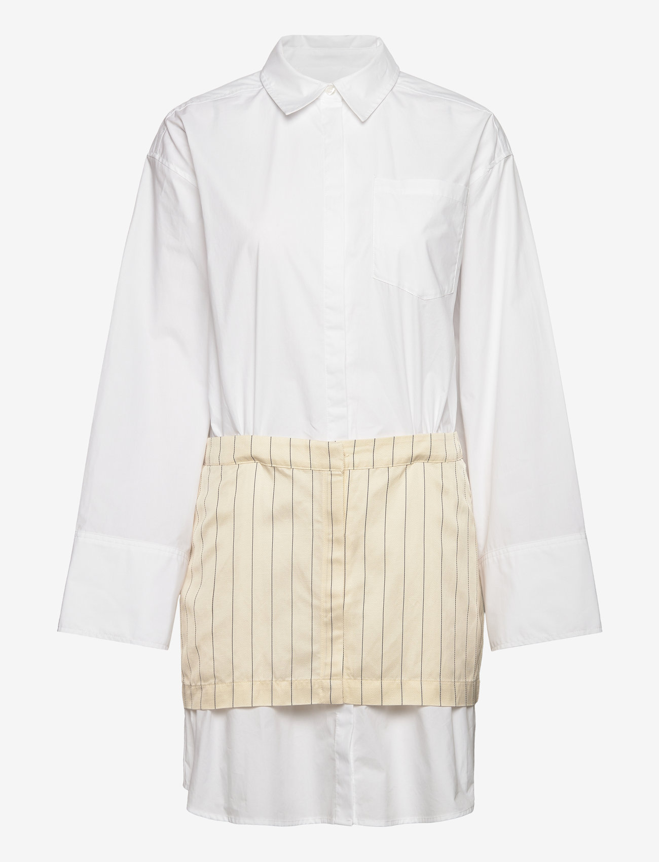 REMAIN Birger Christensen Layered Suiting Dress  midi dresses  shop at  Booztlet