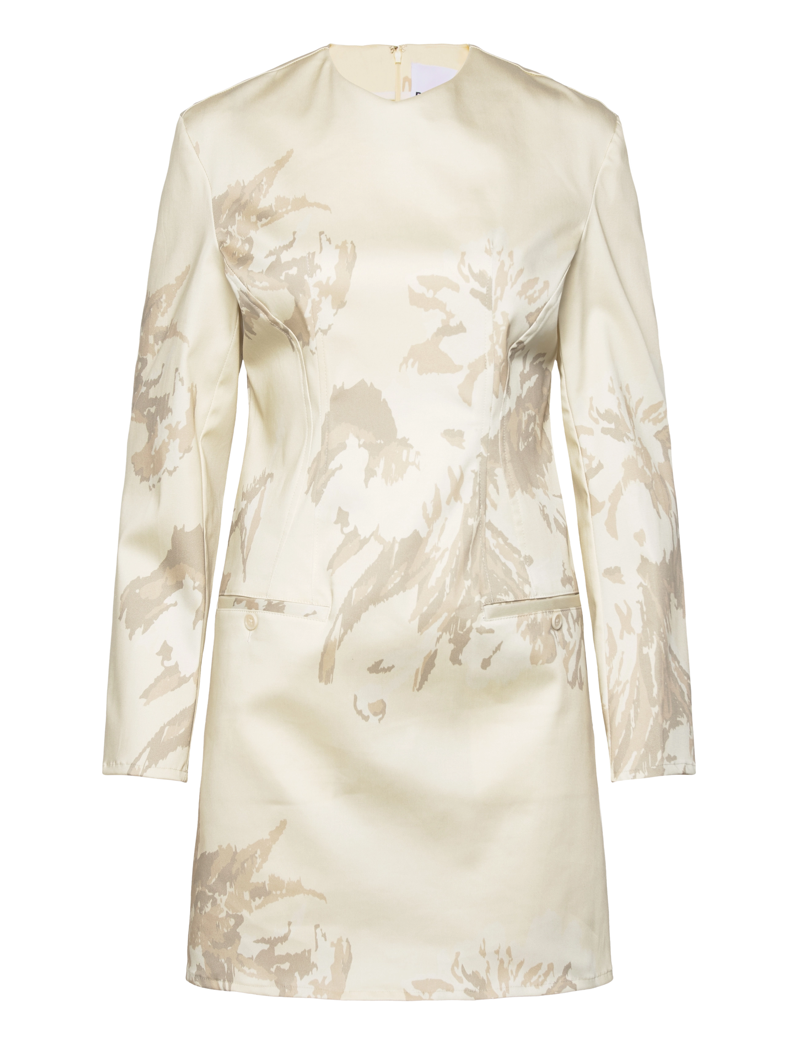 REMAIN BIRGER CHRISTENSEN Floral Mini Kleid Cream - 36 - Damen