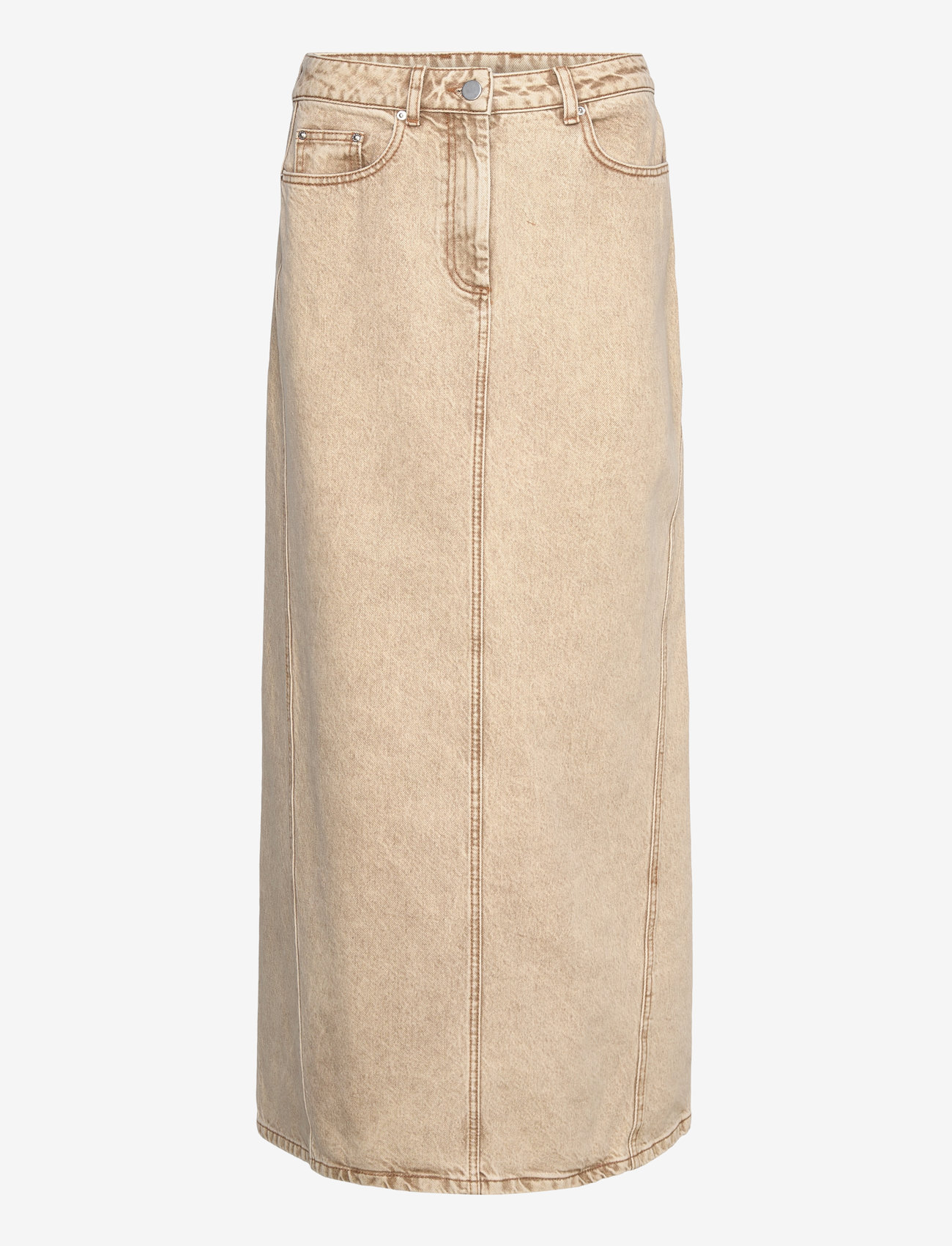 REMAIN Birger Christensen - MAXI DENIM SKIRT - denimnederdele - pure cashmere - 0