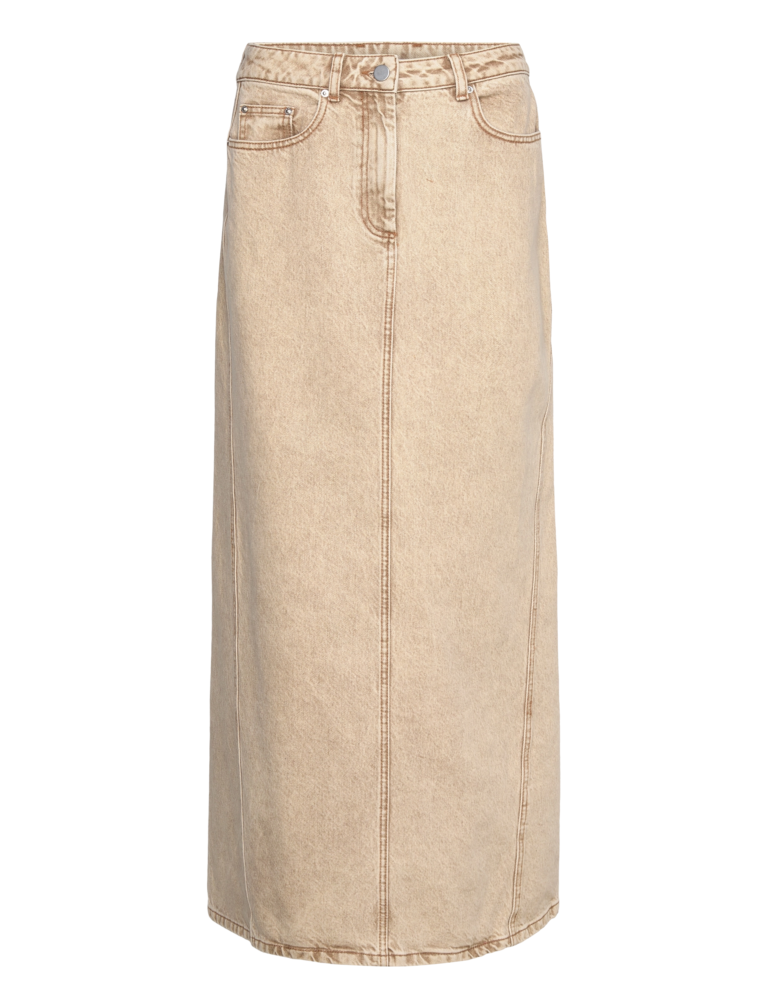 REMAIN Birger Christensen MAXI DENIM SKIRT - Nederdele - PURE CASHMERE / beige