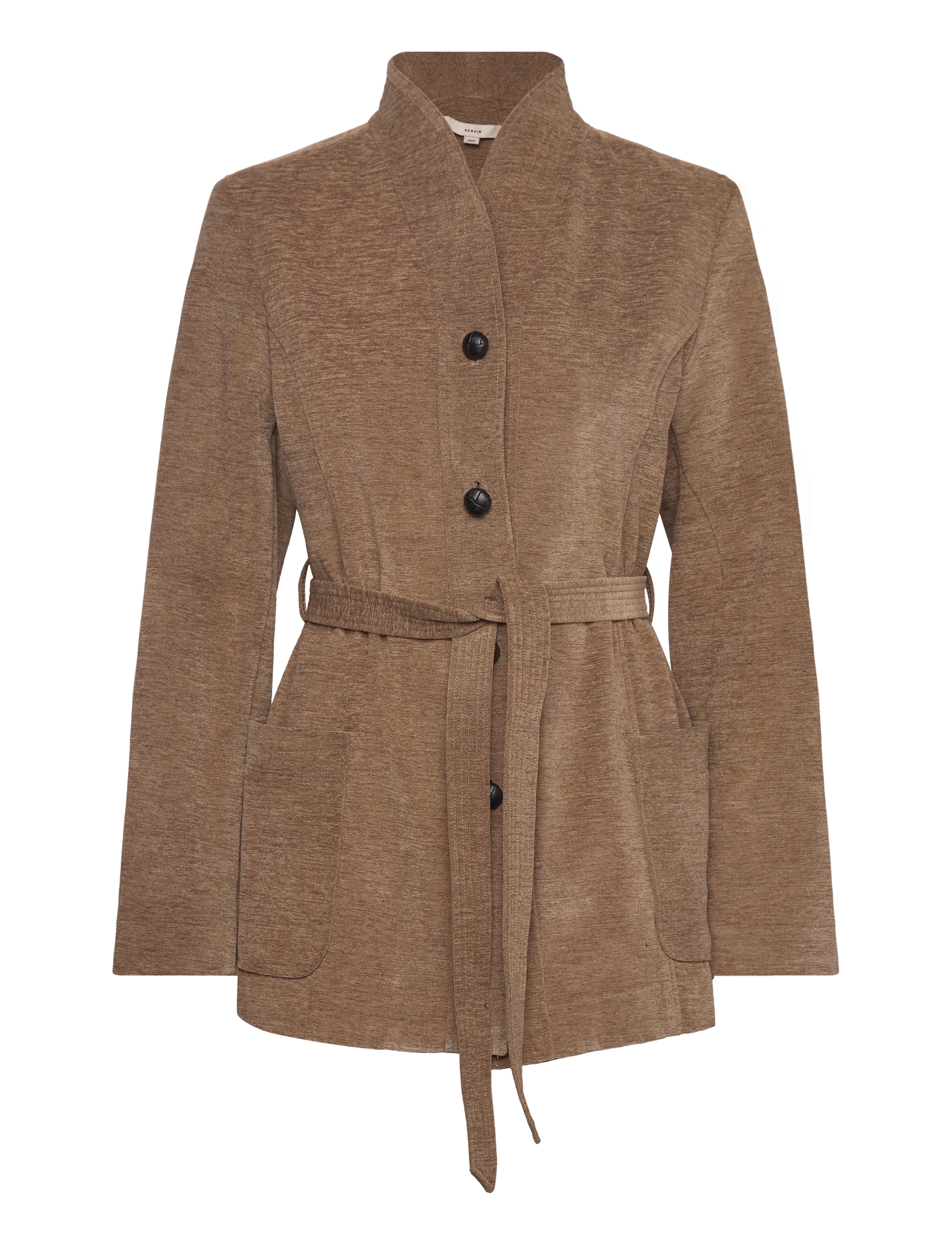 REMAIN Birger Christensen FITTED JACKET WITH BELT - Kavajer med skärp - SEPIA TINT / brown