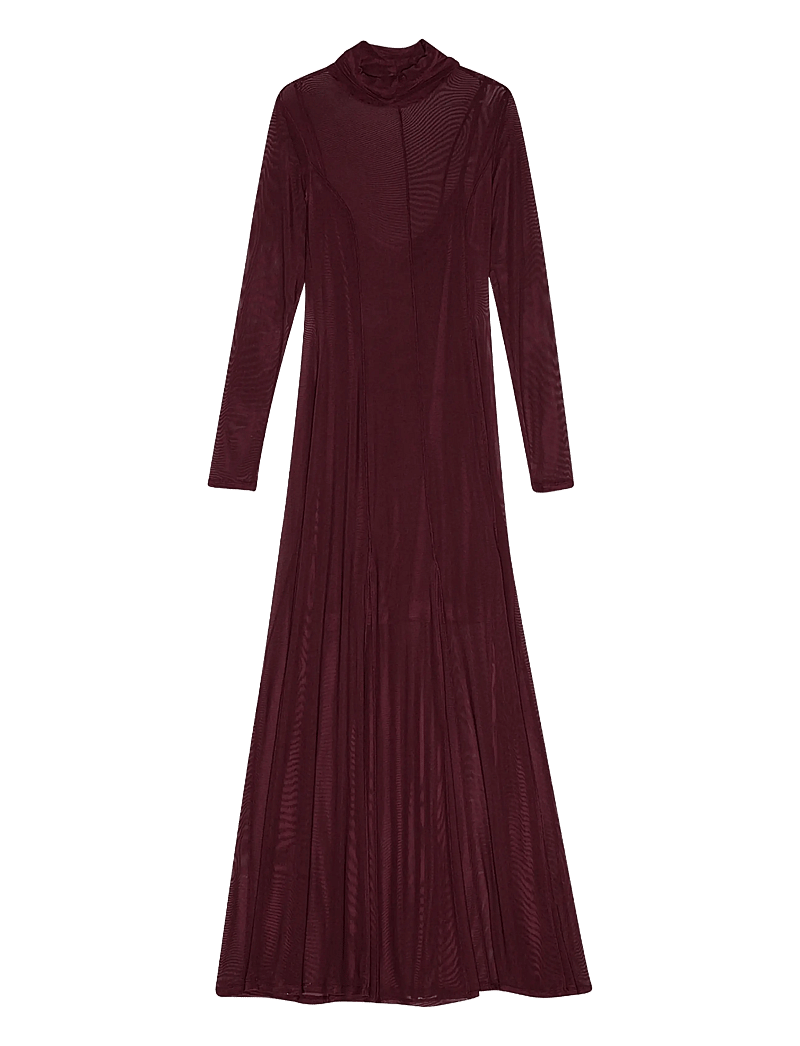 REMAIN Birger Christensen - MAXI MESH DRESS - abendkleider - winetasting - 0