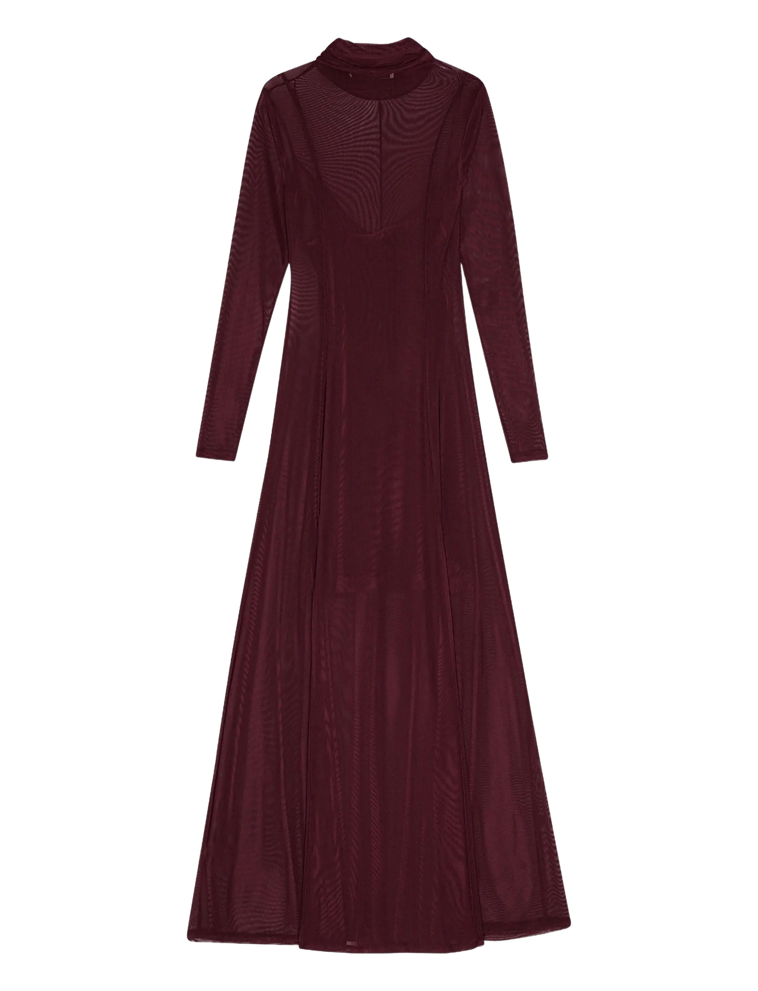 REMAIN Birger Christensen - MAXI MESH DRESS - evening dresses - winetasting - 1
