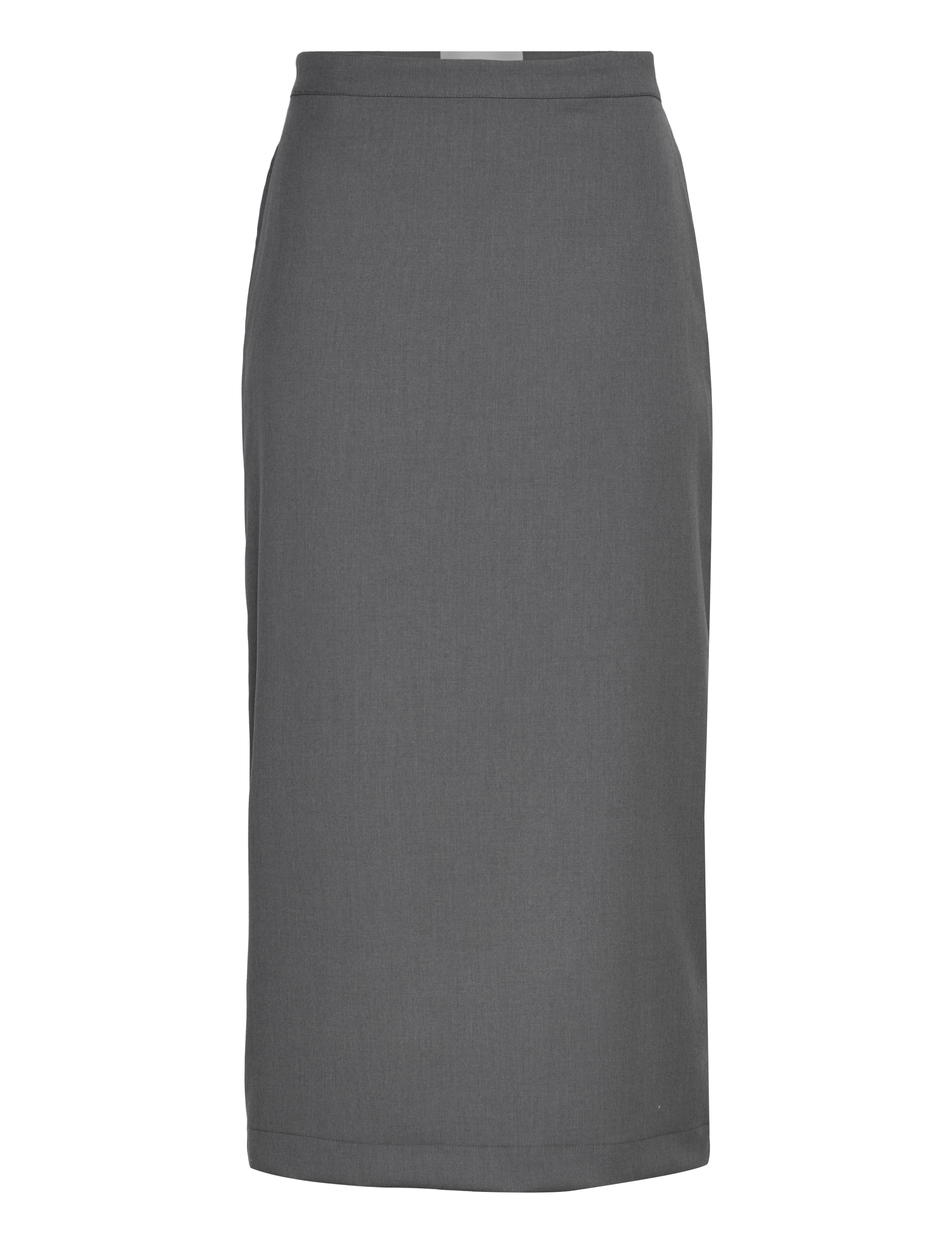 REMAIN Birger Christensen SUITING MIDI SKIRT - Nederdele - CASTLEROCK / grey