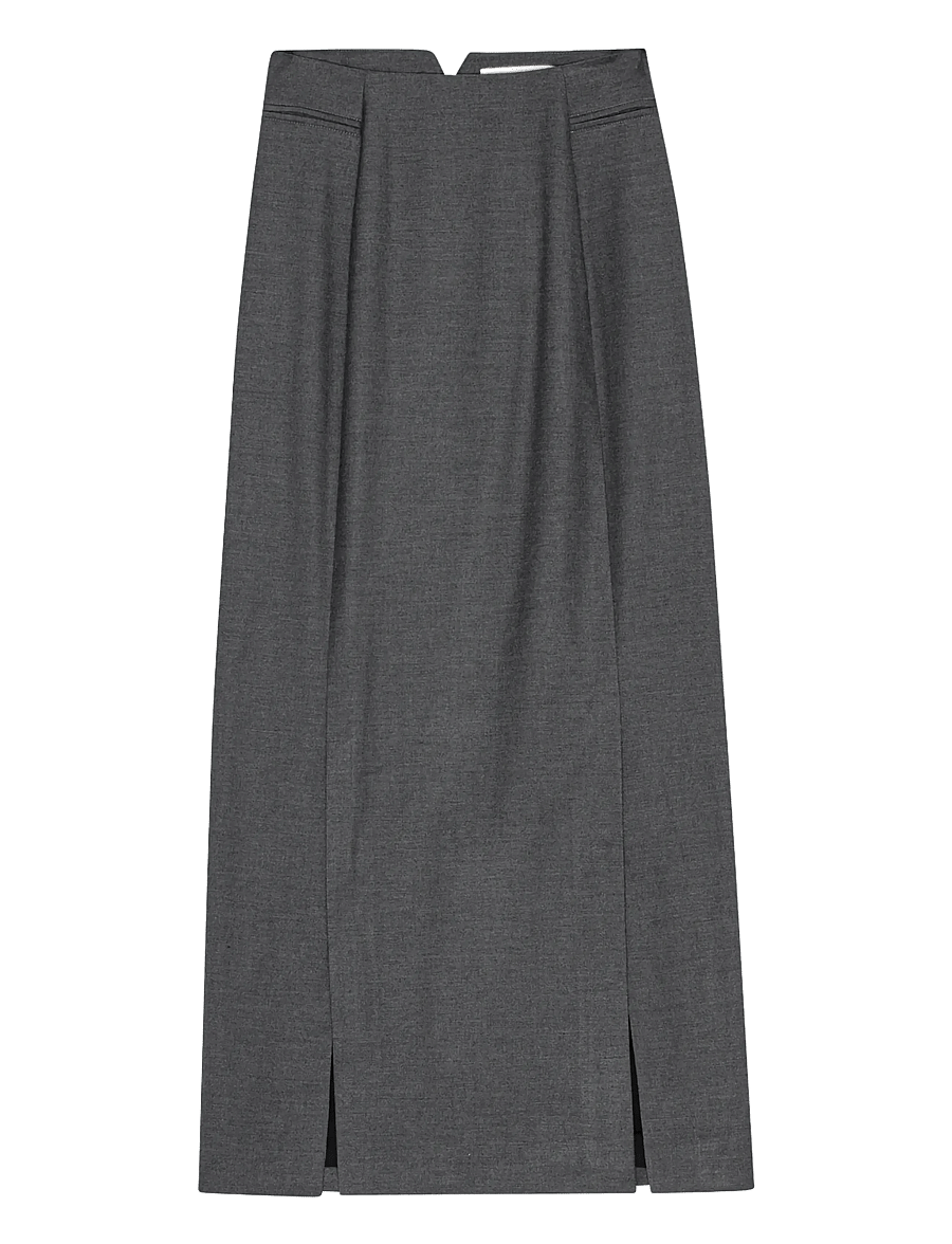 REMAIN Birger Christensen - MIDI PENCIL SKIRT - midi nederdele - tornado - 1