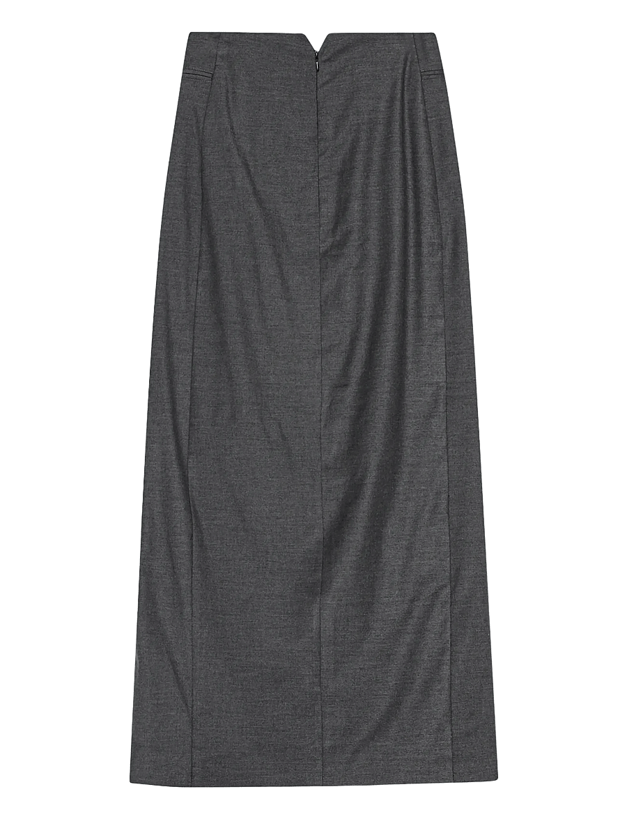 REMAIN Birger Christensen - MIDI PENCIL SKIRT - midi nederdele - tornado - 2