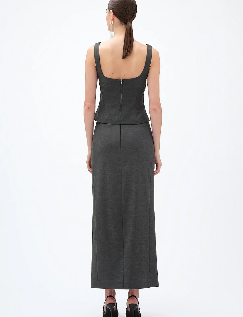 REMAIN Birger Christensen - MIDI PENCIL SKIRT - midi nederdele - tornado - 3