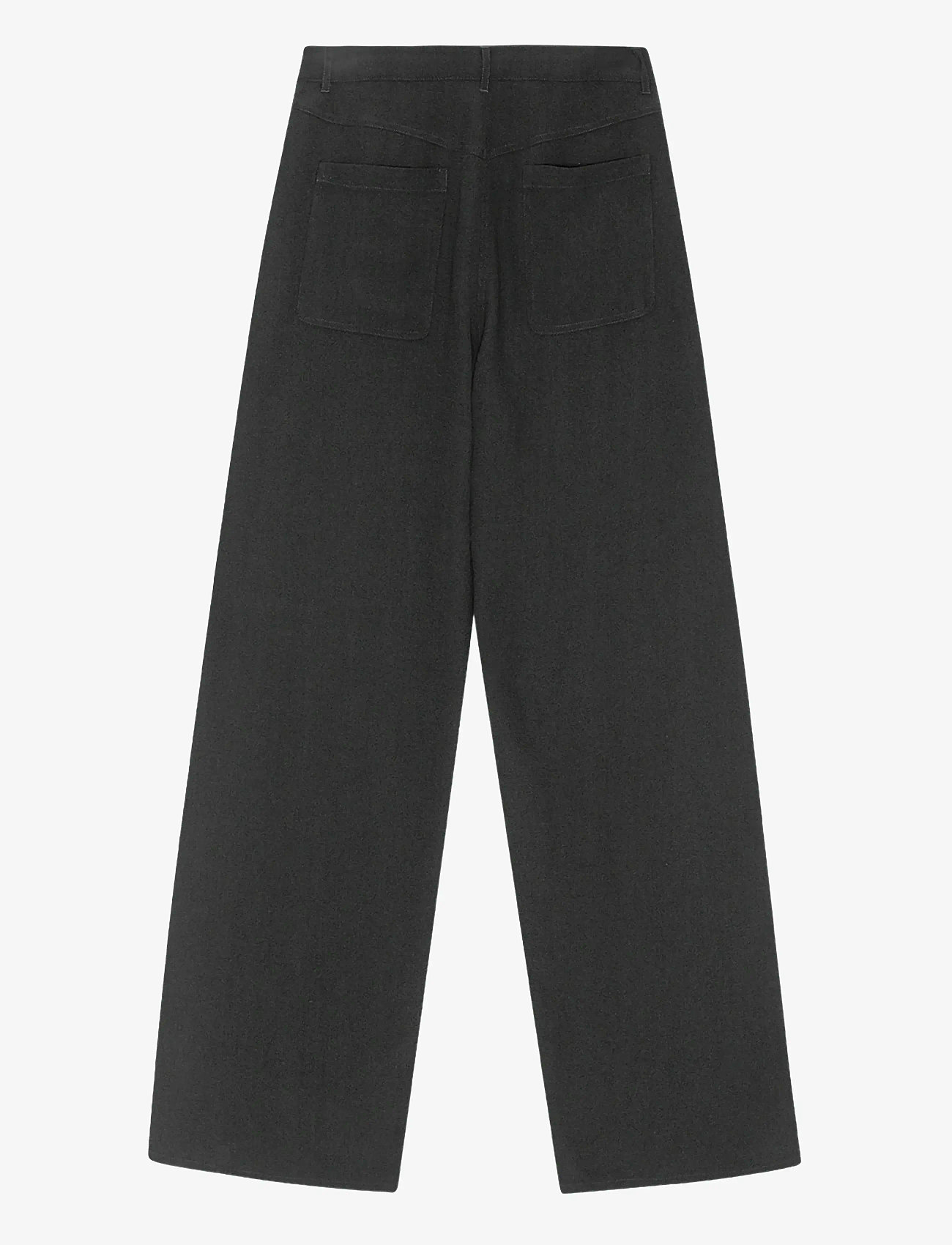 REMAIN Birger Christensen - TAPERED SUITING PANTS - habitbukser - black - 2