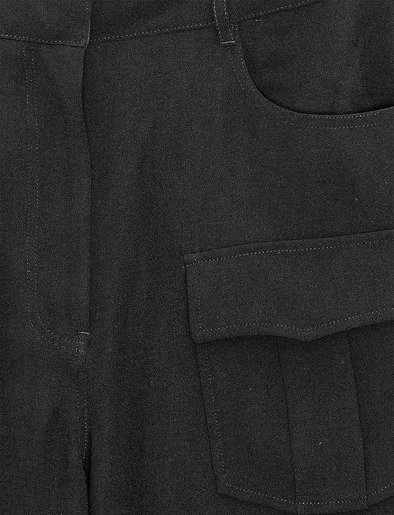 REMAIN Birger Christensen - TAPERED SUITING PANTS - habitbukser - black - 5
