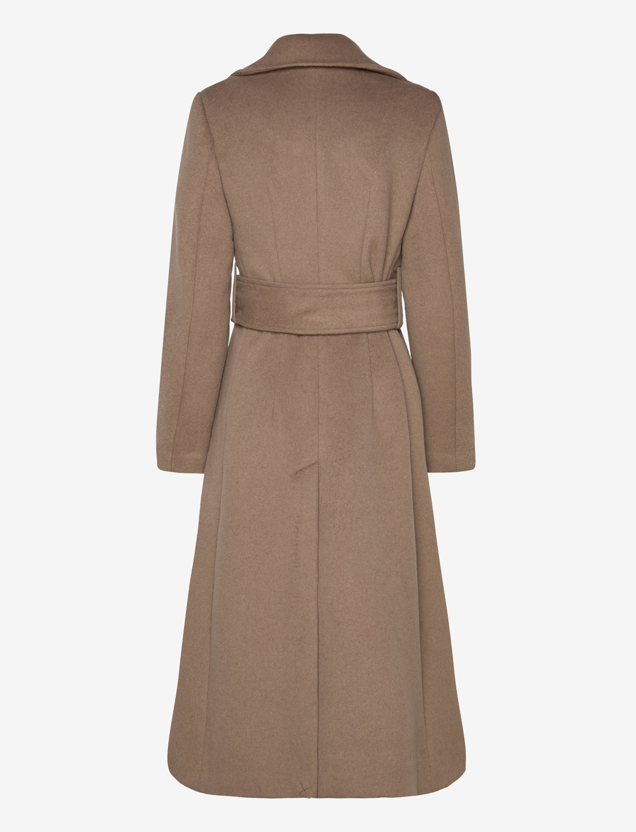 REMAIN Birger Christensen - LONG FITTED COAT - silver mink - 2