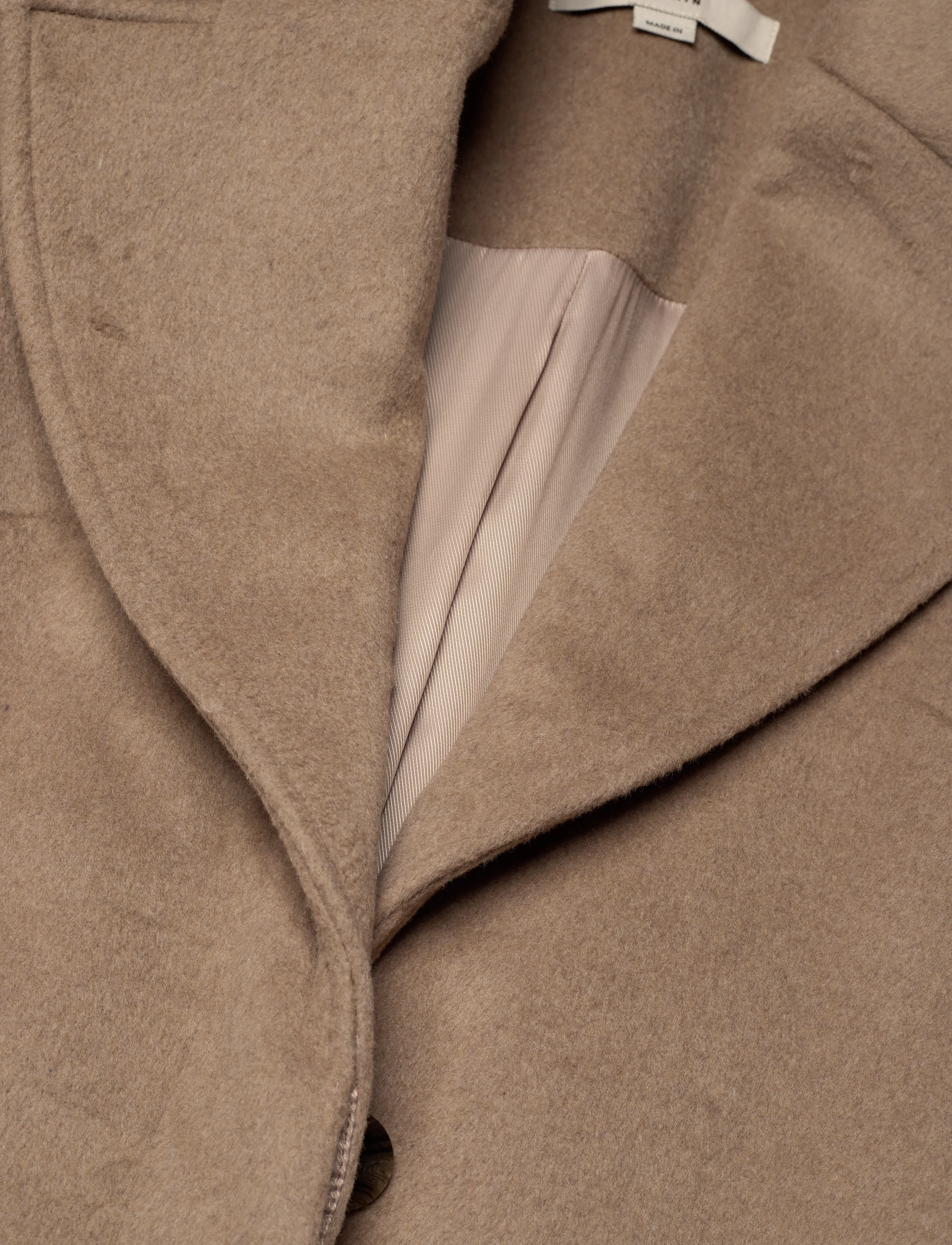 REMAIN Birger Christensen - LONG FITTED COAT - silver mink - 5