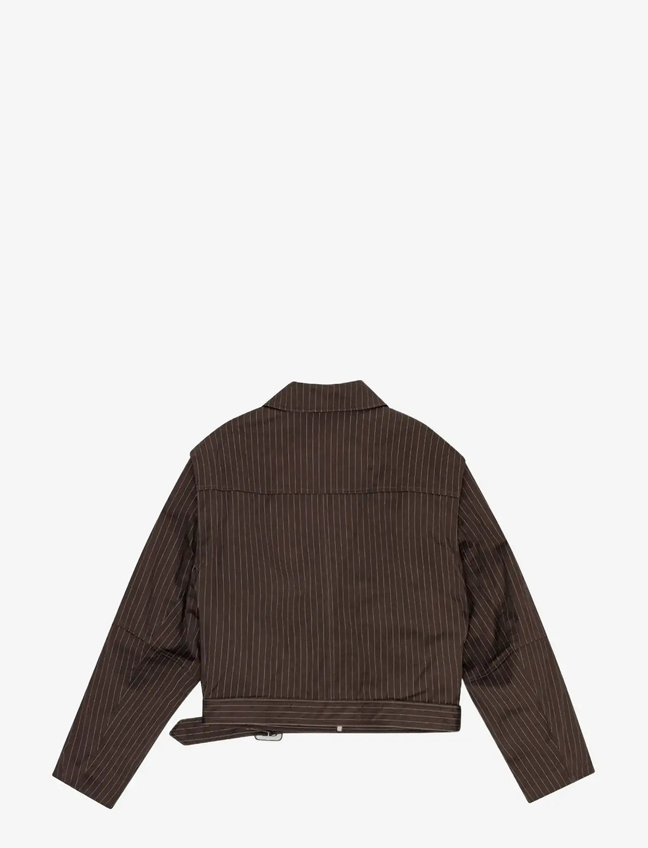 REMAIN Birger Christensen - STRIPED BOMBER JACKET - höstjackor - java comb. - 2
