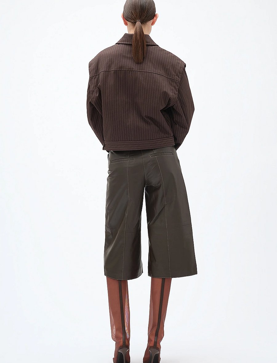 REMAIN Birger Christensen - STRIPED BOMBER JACKET - light jackets - java comb. - 3