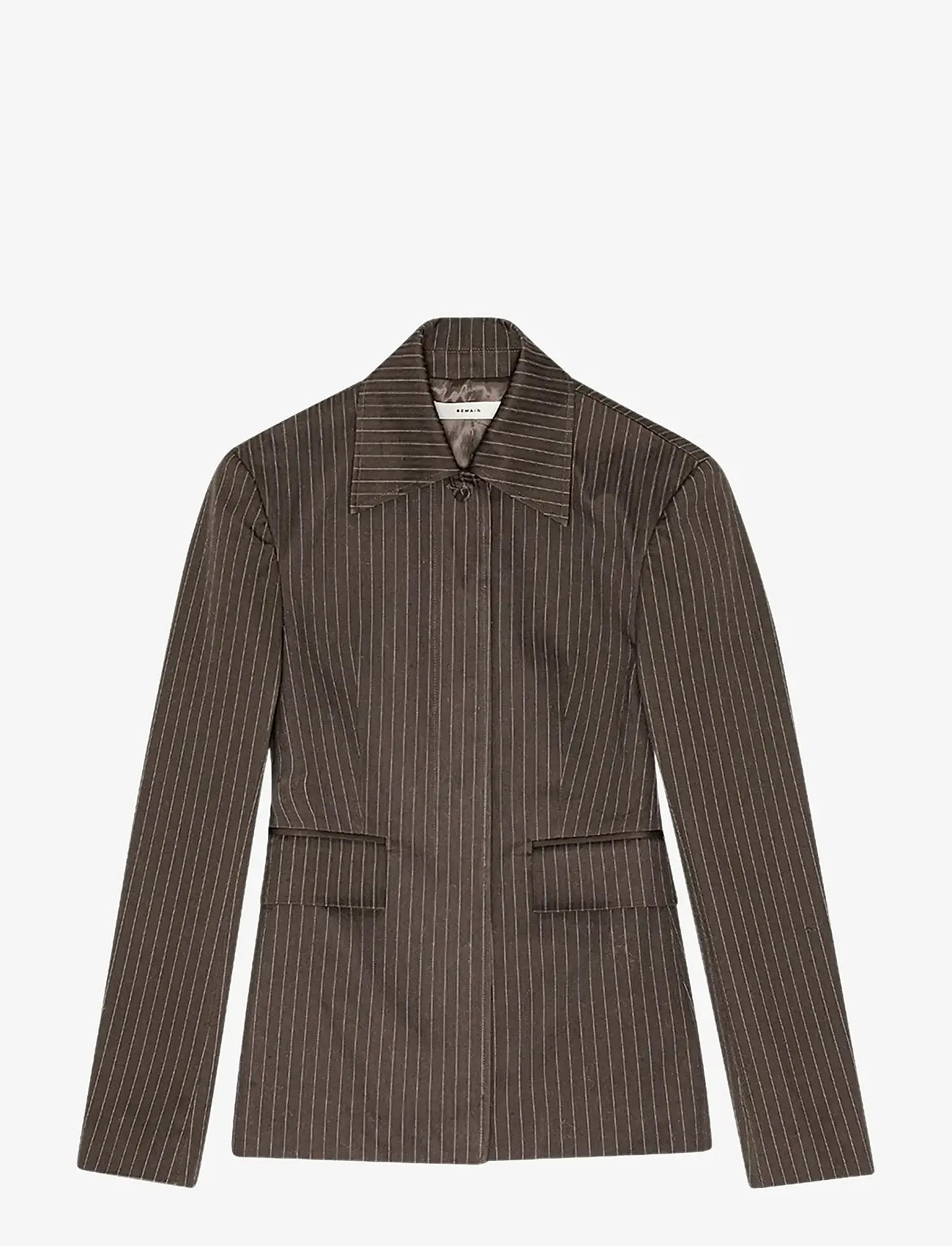 REMAIN Birger Christensen - SLIM STRIPED BLAZER - einreihige blazer - java comb. - 1
