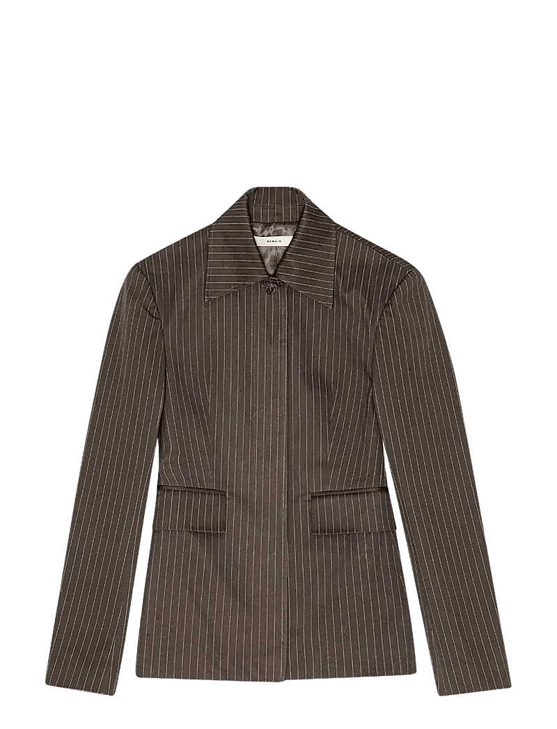 REMAIN Birger Christensen - SLIM STRIPED BLAZER - einreihige blazer - java comb. - 1