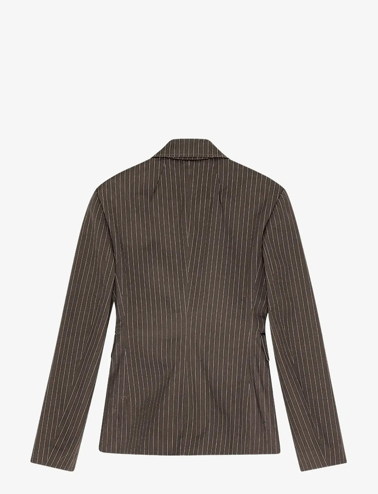 REMAIN Birger Christensen - SLIM STRIPED BLAZER - einreihige blazer - java comb. - 2